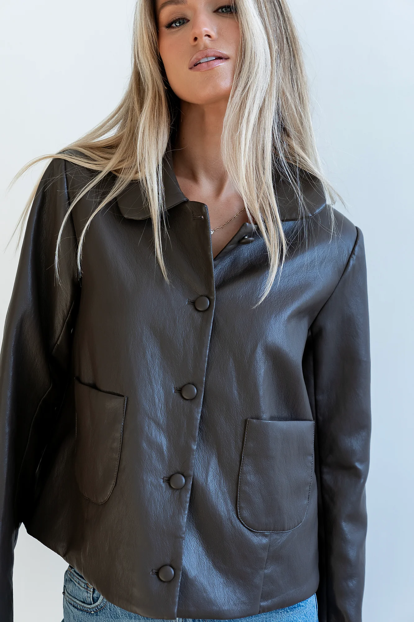 Ethan Vegan Leather Jacket - Image 4