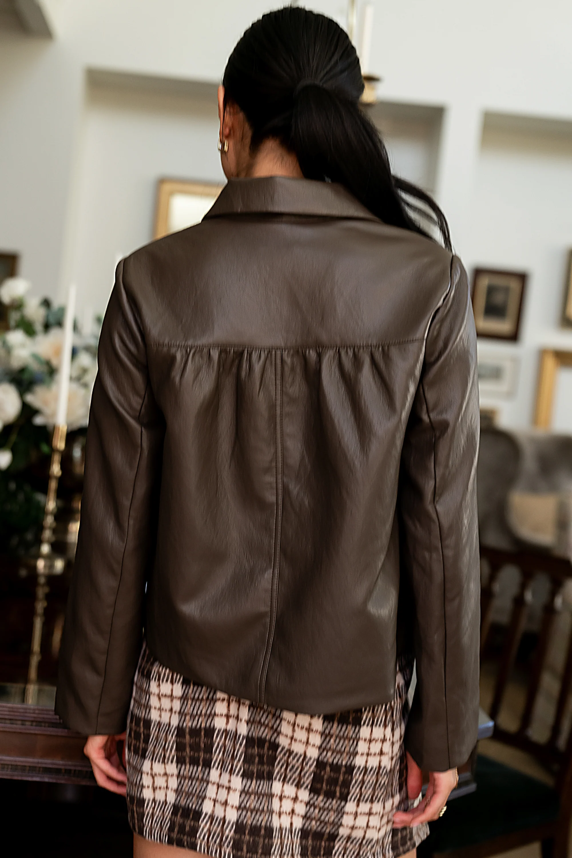 Ethan Vegan Leather Jacket - Image 7