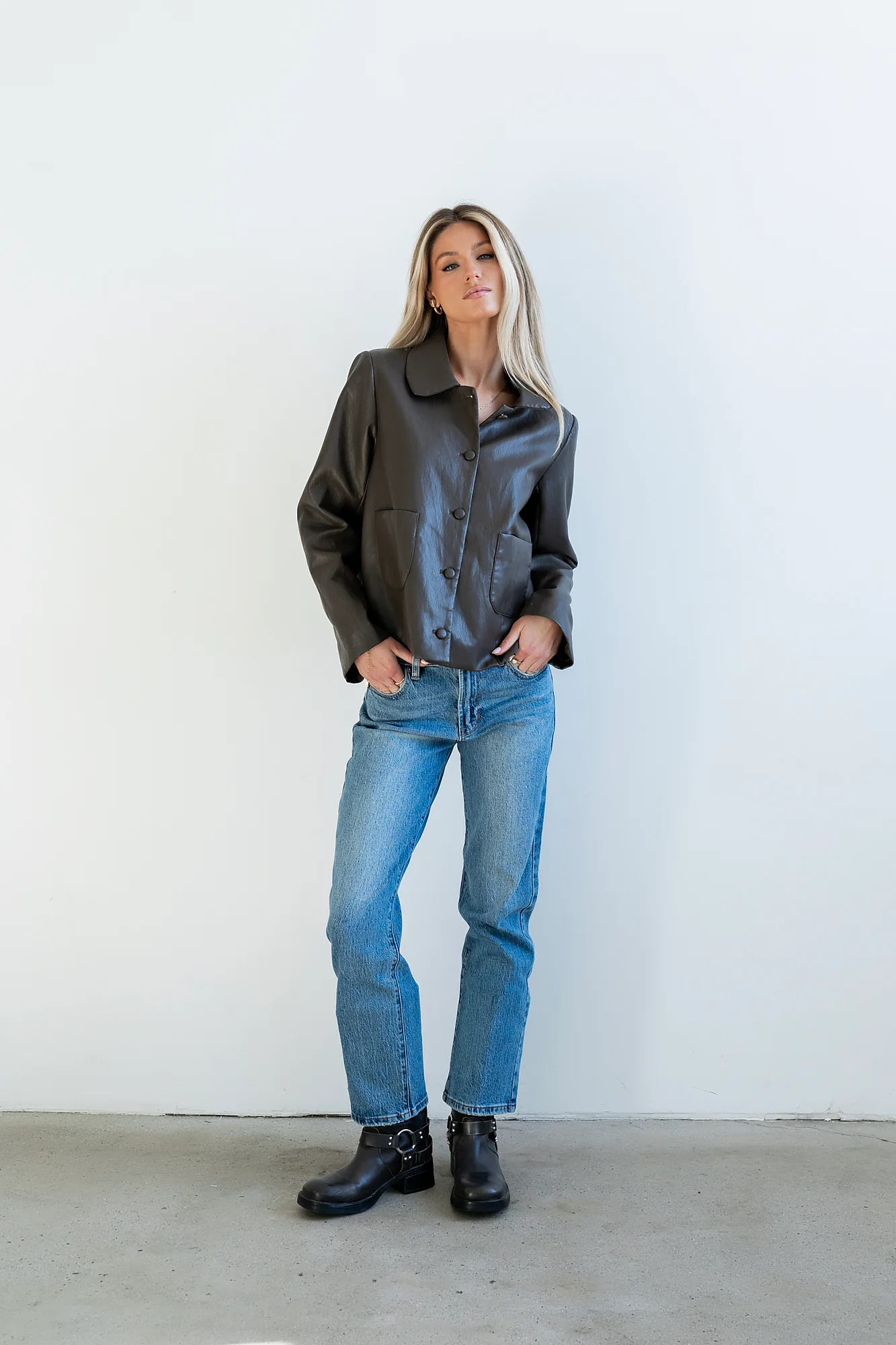 Ethan Vegan Leather Jacket - Image 9