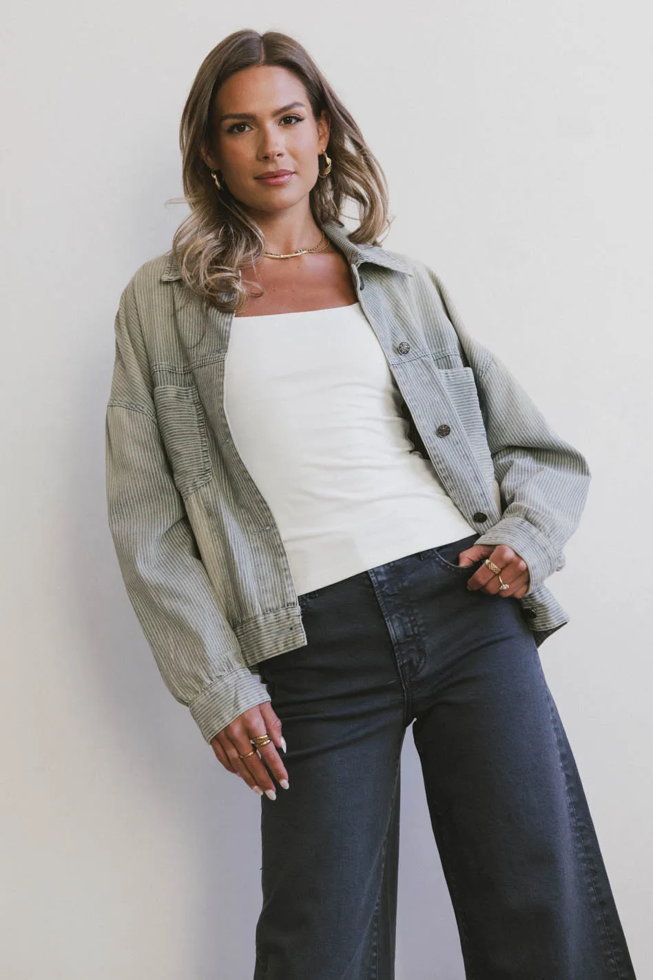 Evra Light Wash Denim Jacket - Image 4