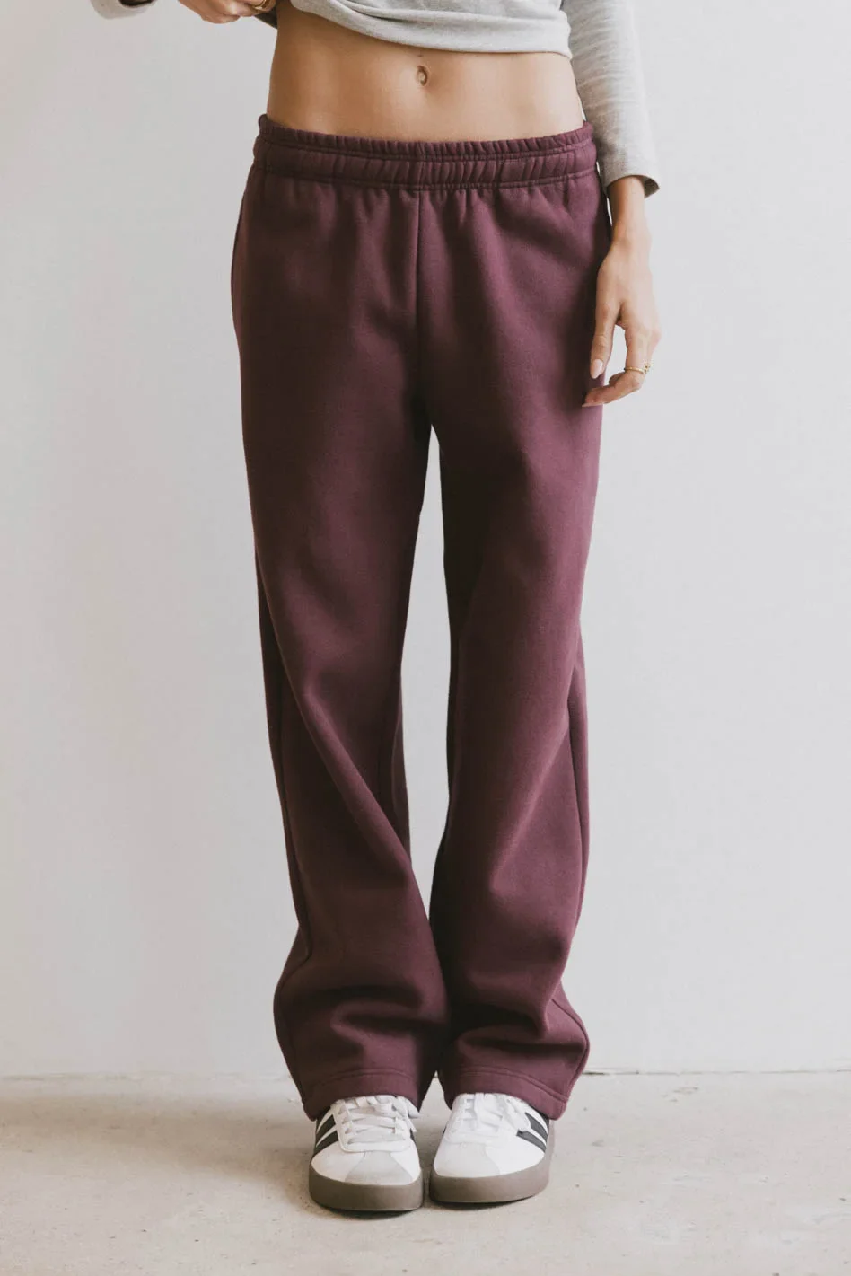 Ezra Sweatpants in Burgundy - FINAL SALE - Image 5