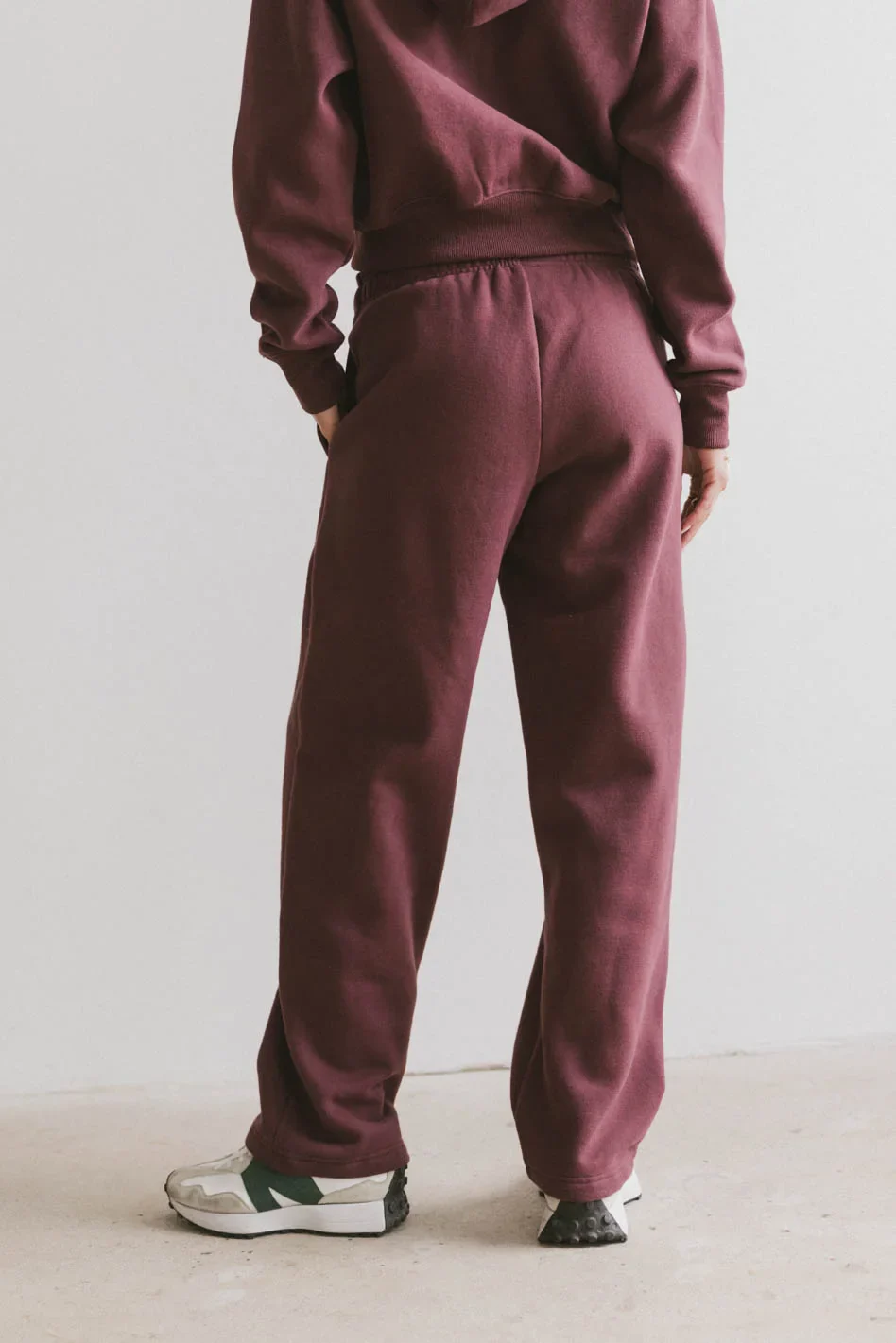 Ezra Sweatpants in Burgundy - FINAL SALE - Image 6