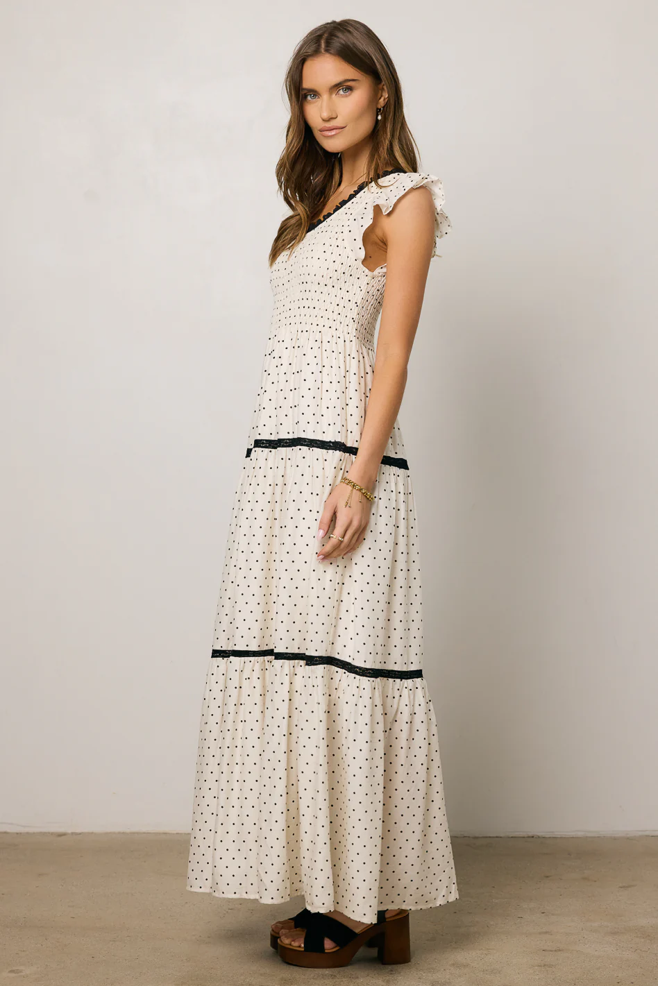 Faraday Polka Dot Maxi Dress - FINAL SALE - Image 5