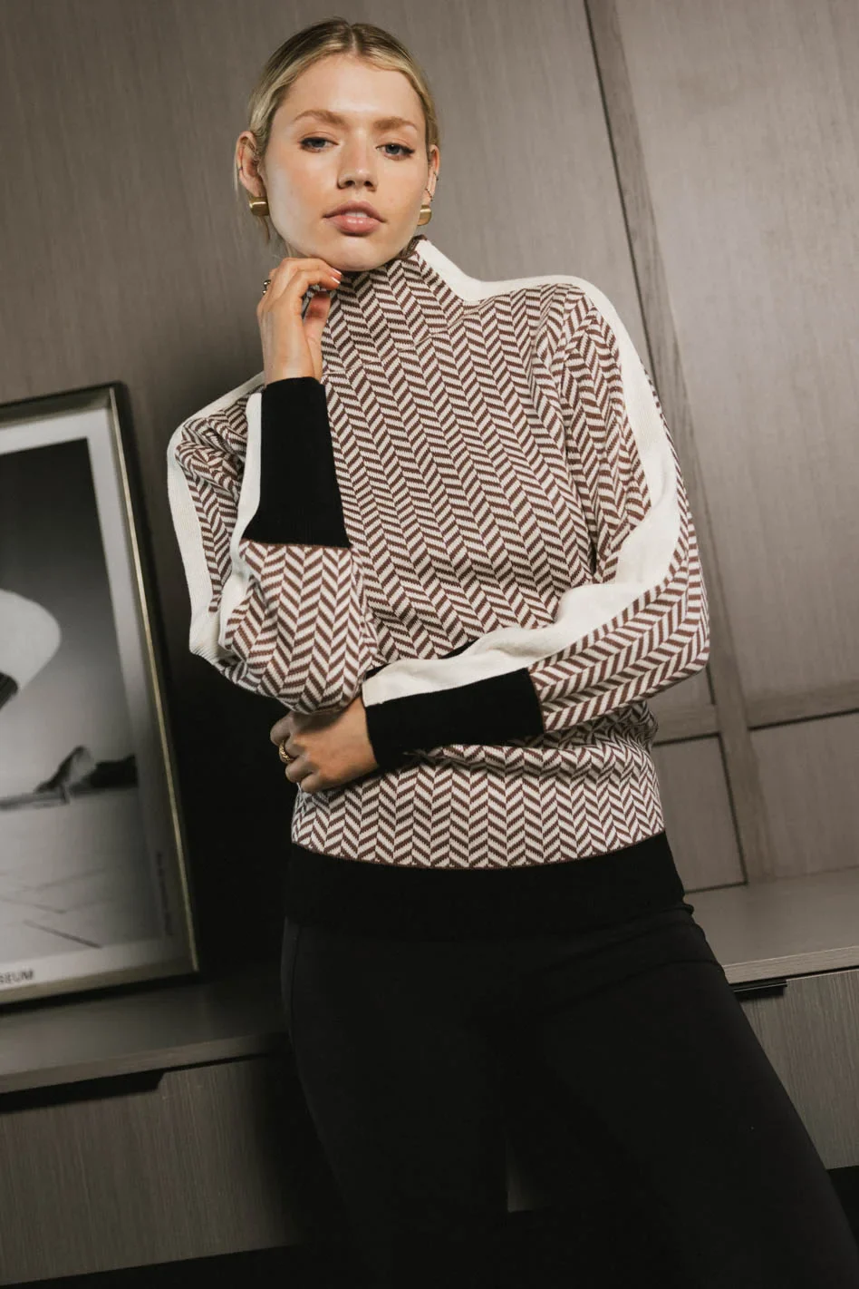 Fér Böhme Herringbone Sweater - FINAL SALE - Image 2