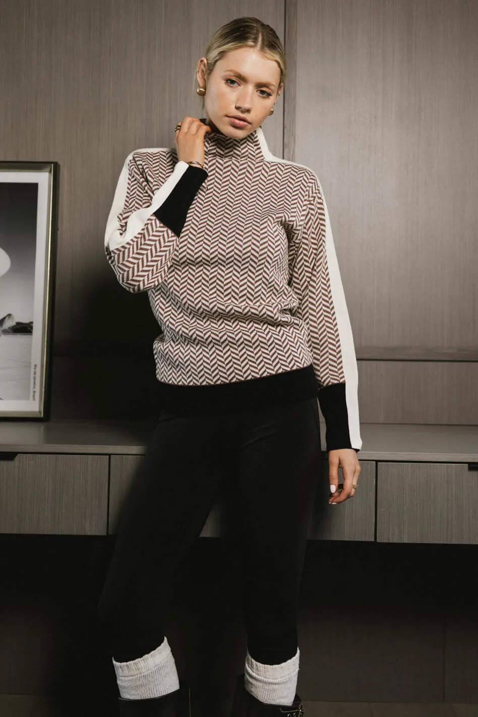 Fér Böhme Herringbone Sweater - FINAL SALE - Image 4
