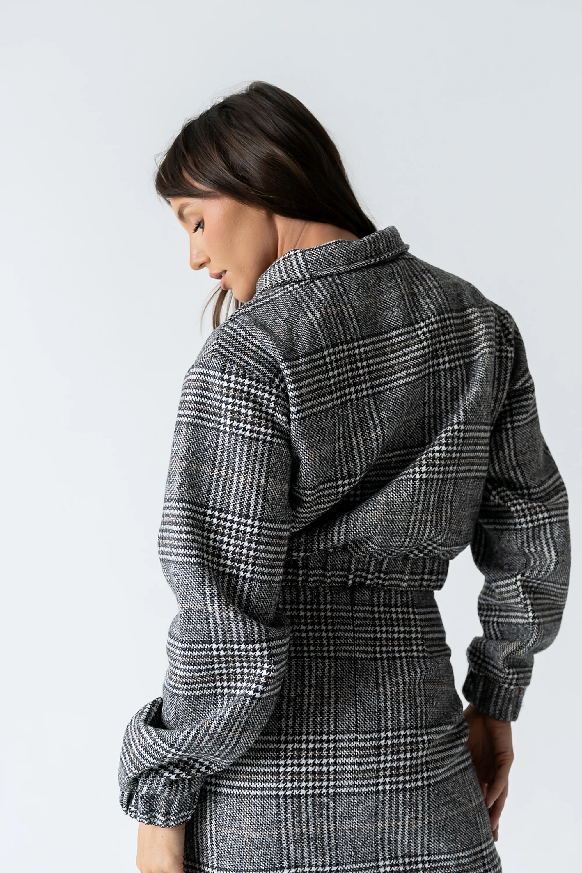Finley Tweed Jacket in Black - Image 3