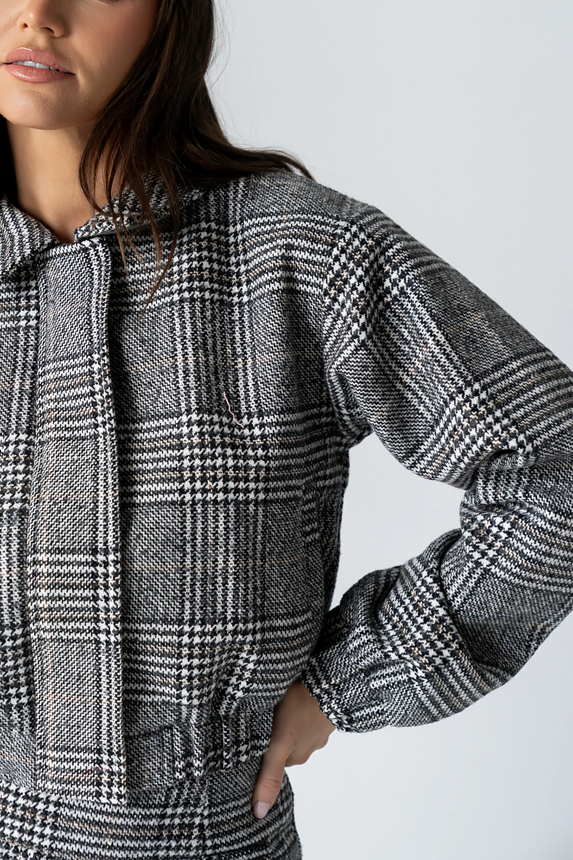 Finley Tweed Jacket in Black - Image 4