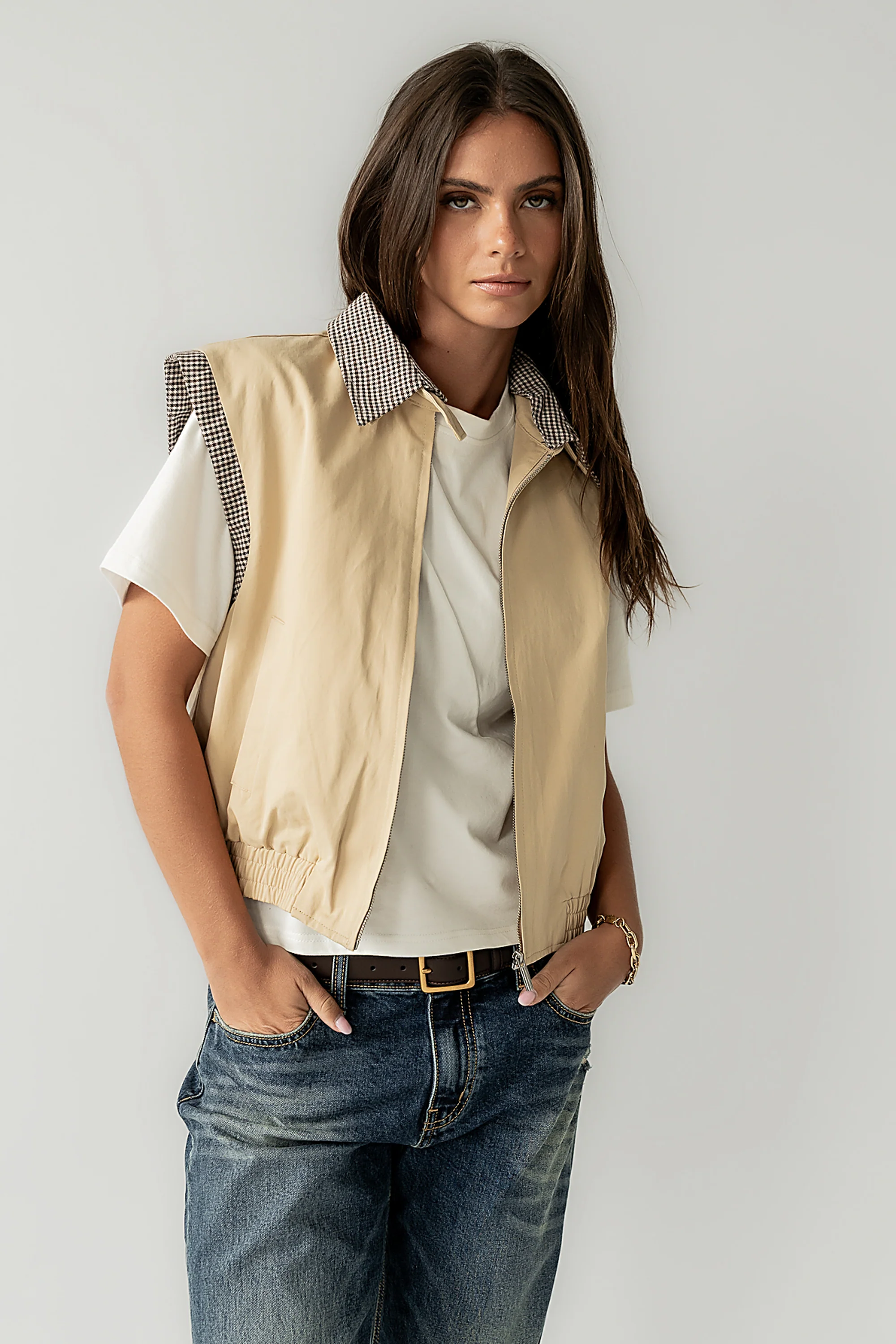 Finn Contrast Vest - FINAL SALE - Image 5