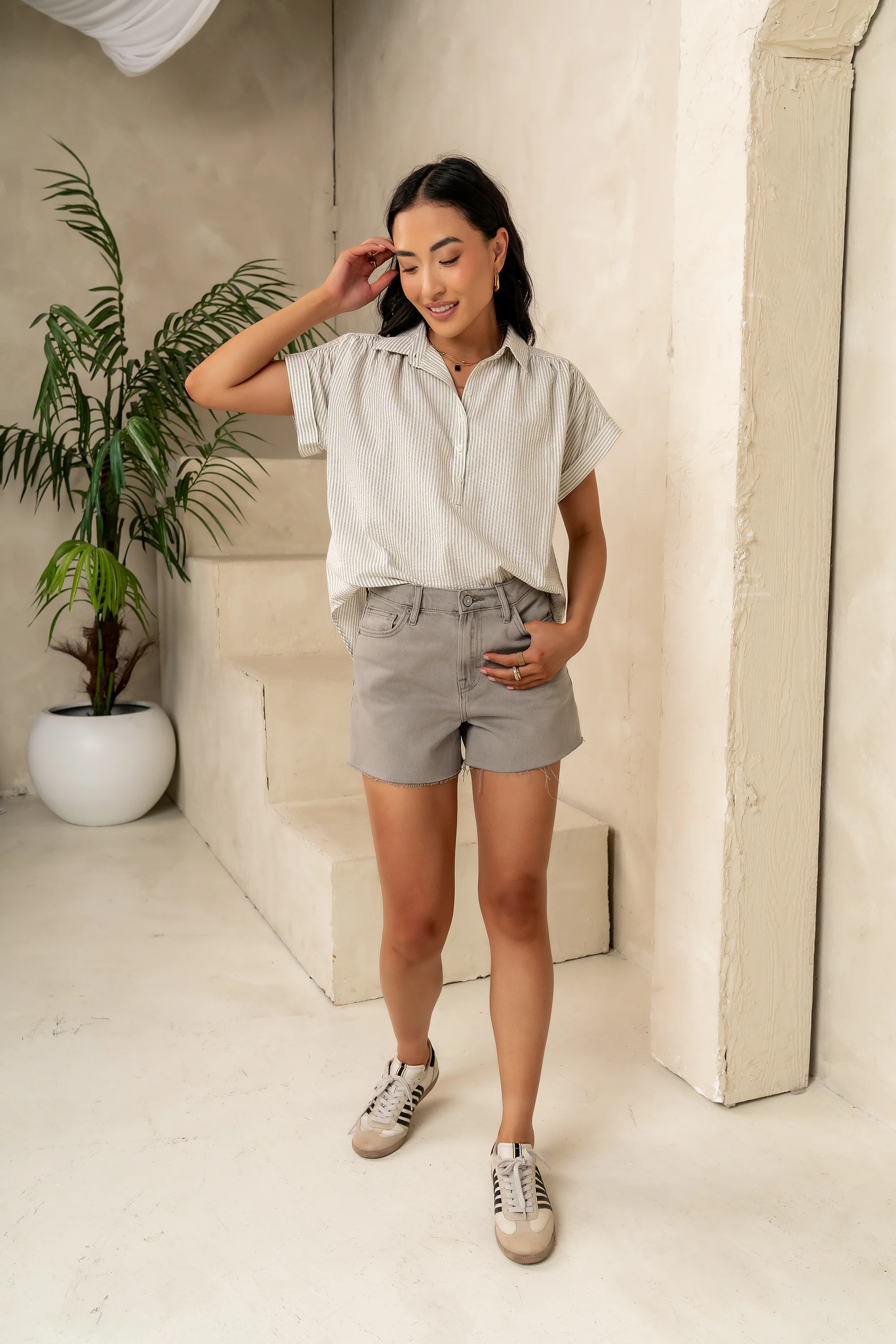 Flora Denim Shorts - Image 7