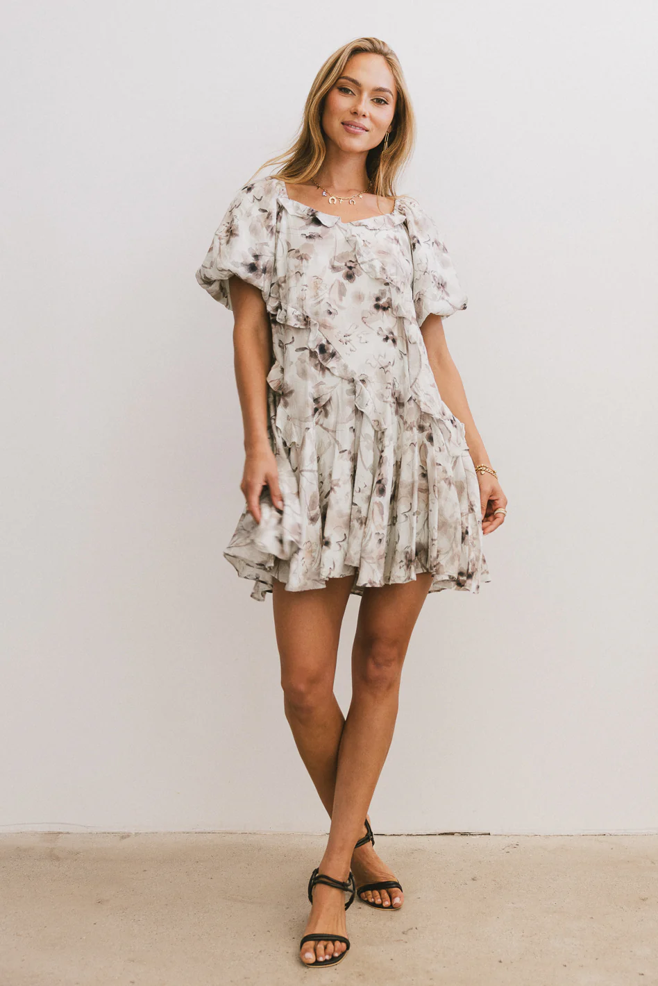 Florence Ruffled Mini Dress - FINAL SALE - Image 3