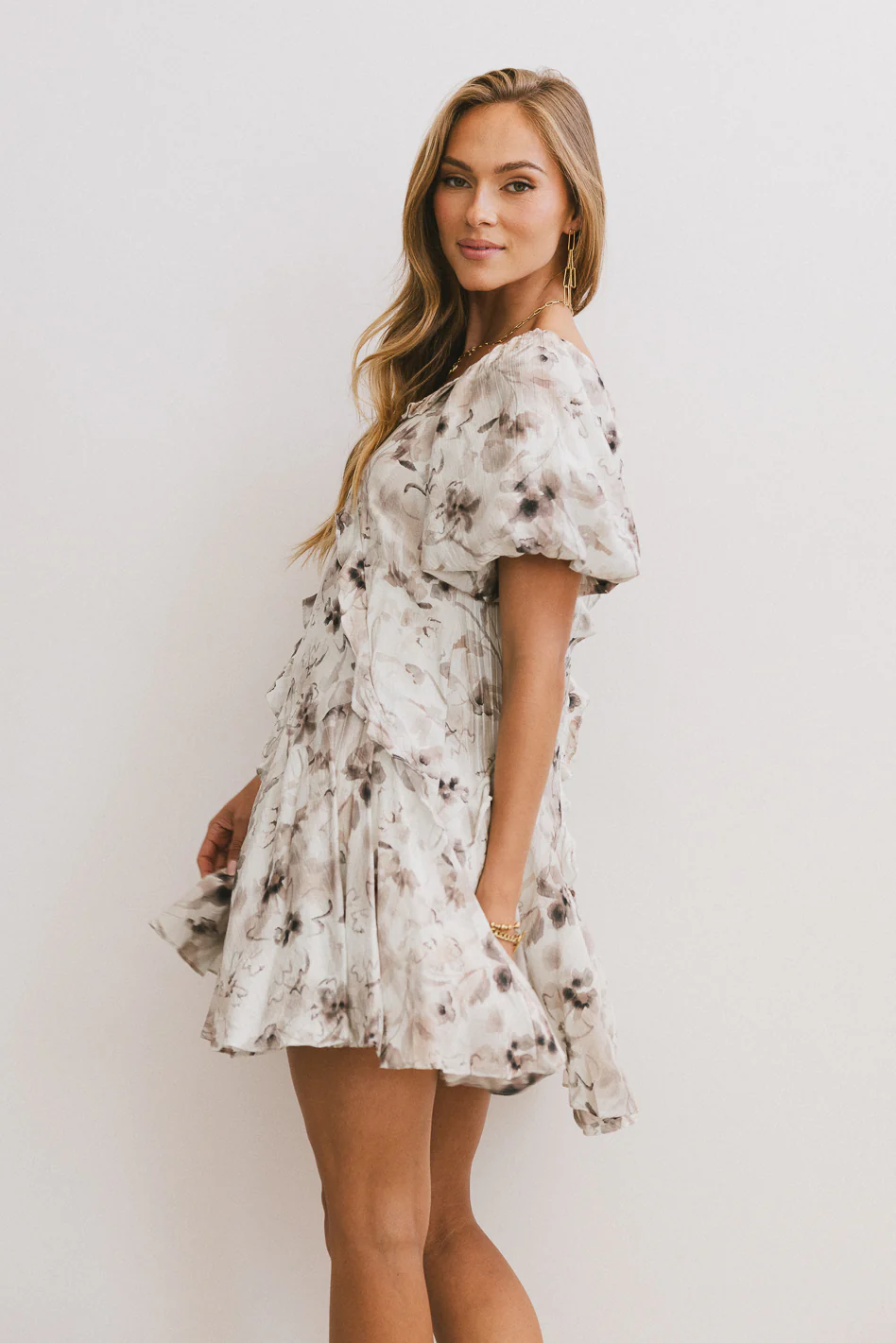 Florence Ruffled Mini Dress - FINAL SALE - Image 5