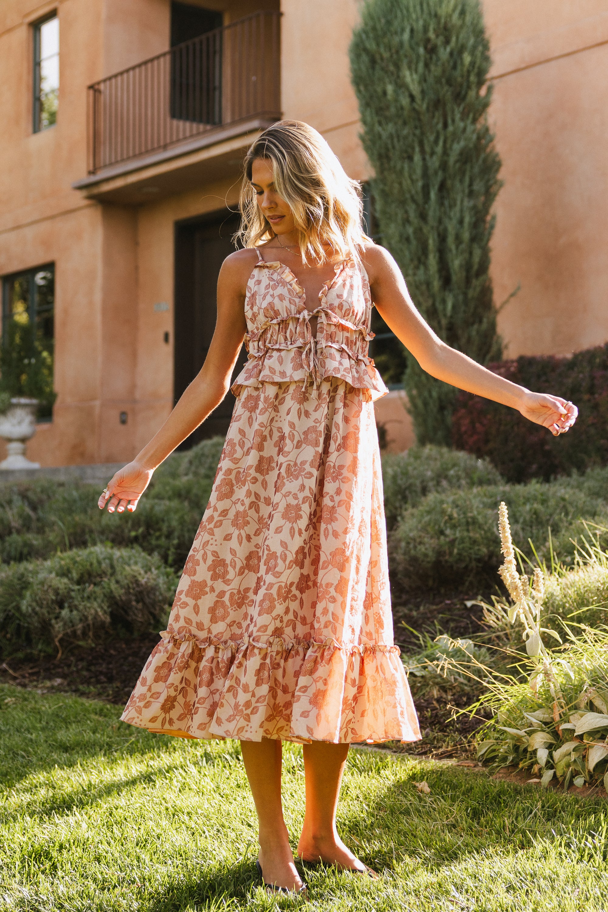 Francis Floral Midi Dress - FINAL SALE - Image 6