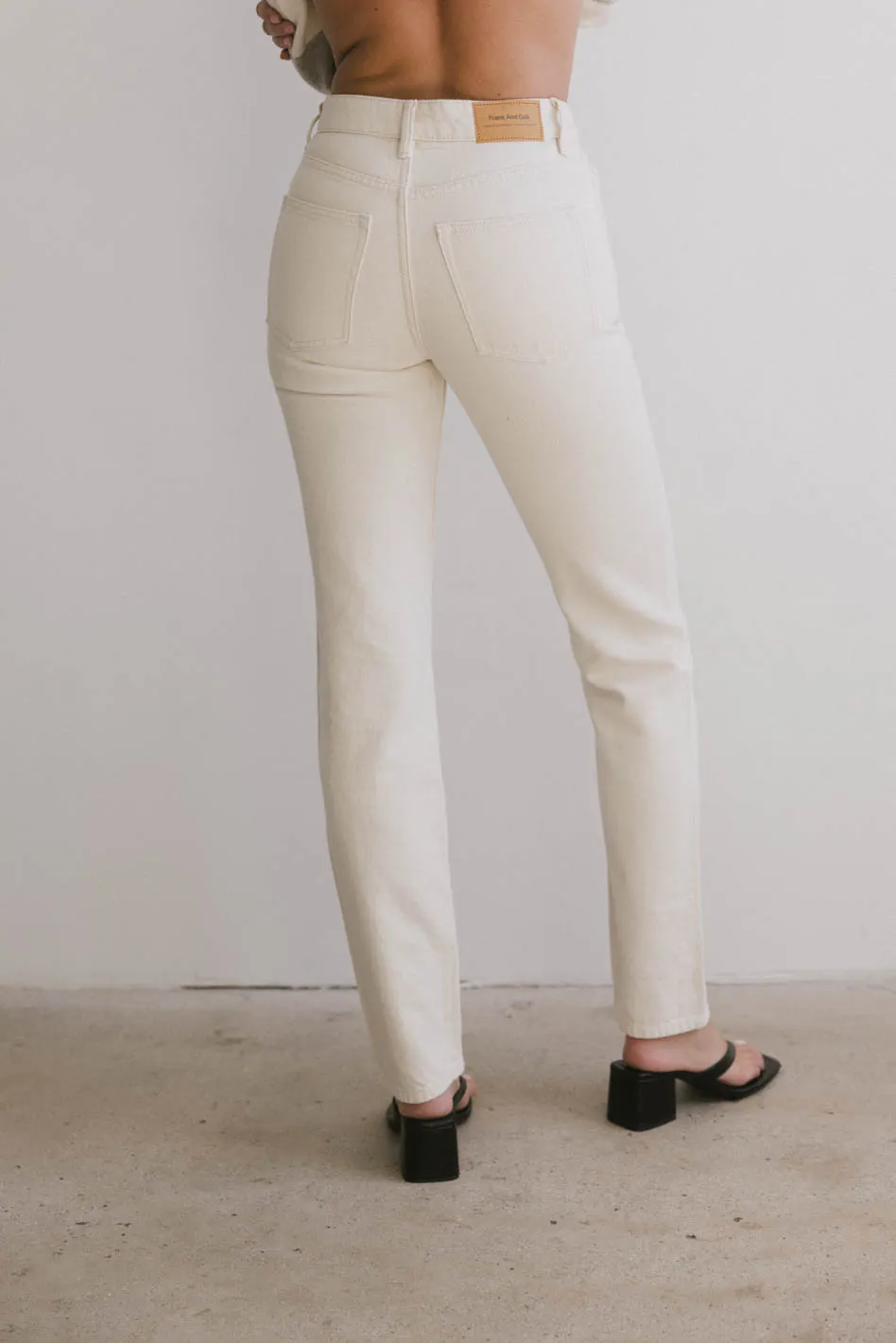 Frank and Oak: Cyndi Straight Leg Jeans - FINAL SALE - Image 6