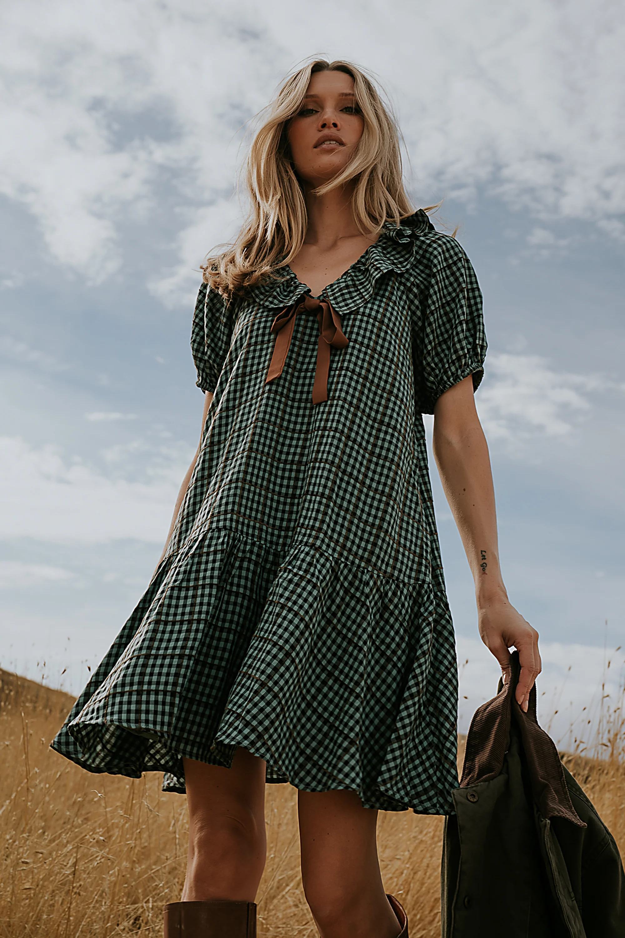 Franklin Gingham Midi Dress - Image 6
