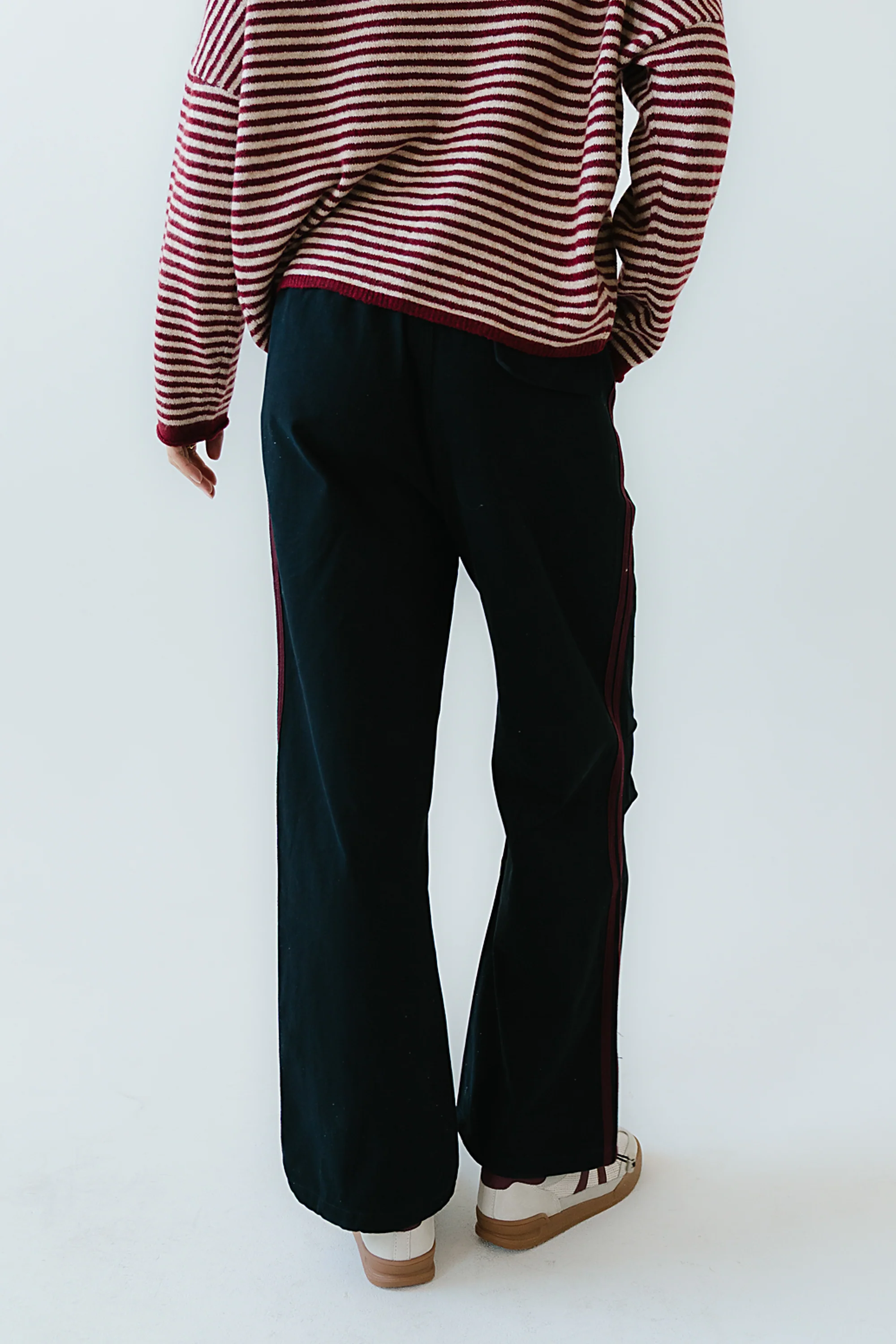 Franklin Striped Joggers in Navy - FINAL SALE - Image 6