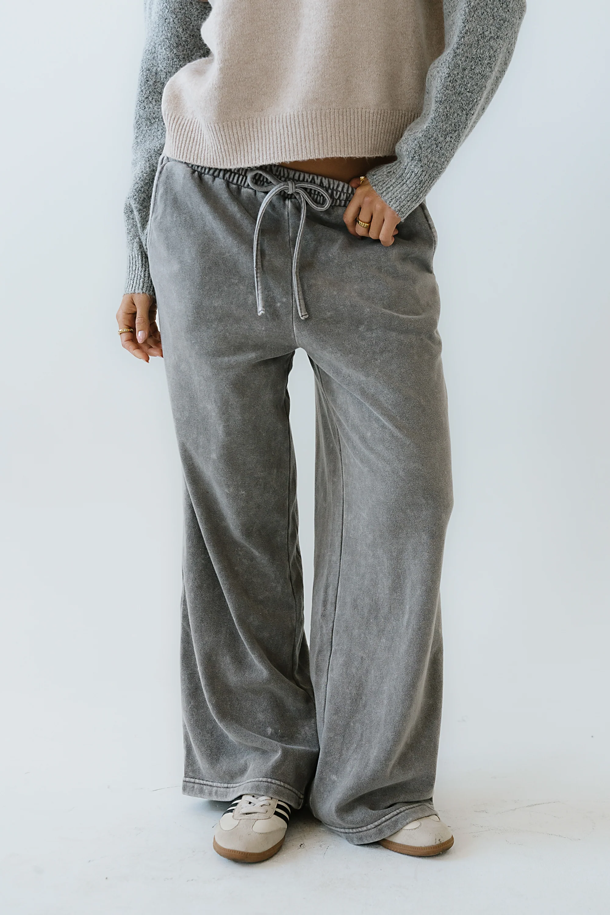 Franny Wide Leg Sweatpants - FINAL SALE - Image 2