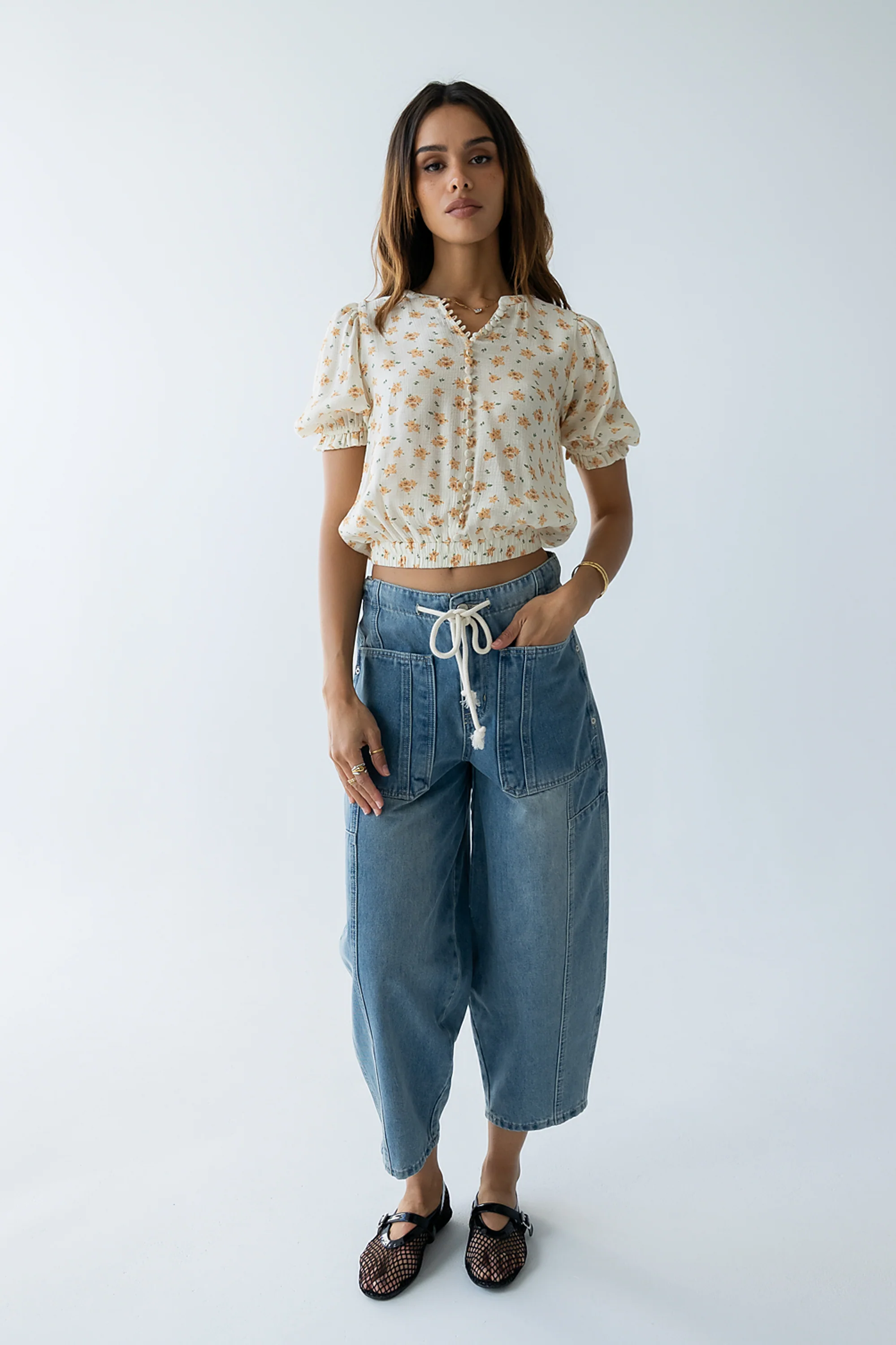 Freda Floral Blouse - Image 3