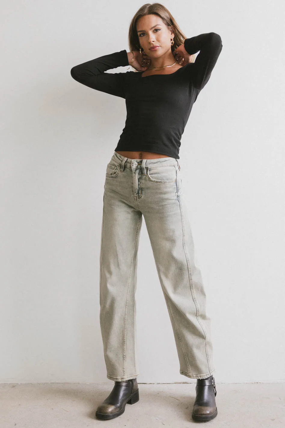 Frenchie Barrel Jean - FINAL SALE - Image 4