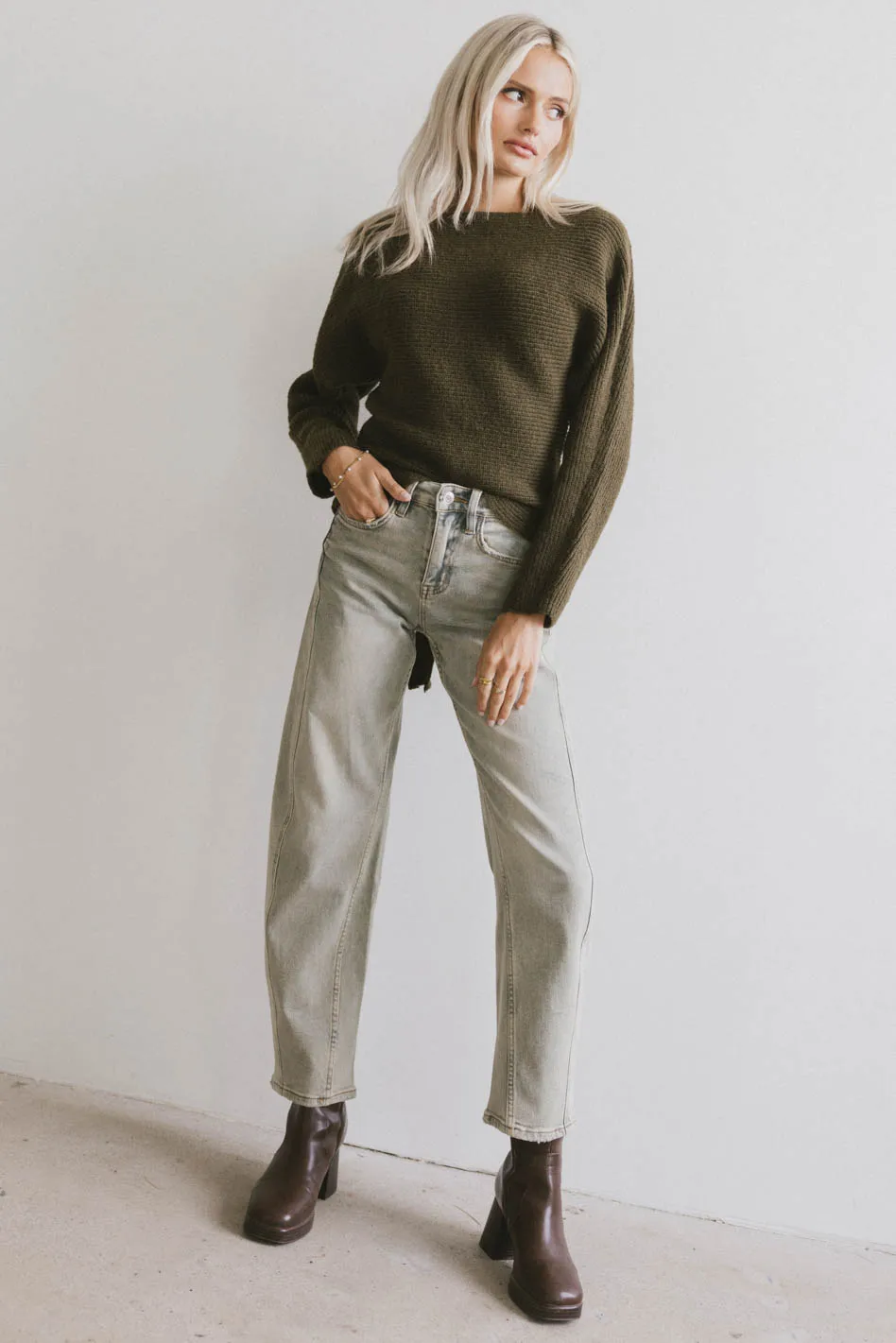 Frenchie Barrel Jean - FINAL SALE - Image 5