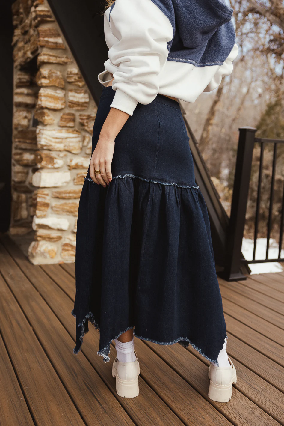 Gabriela Denim Skirt - FINAL SALE - Image 5
