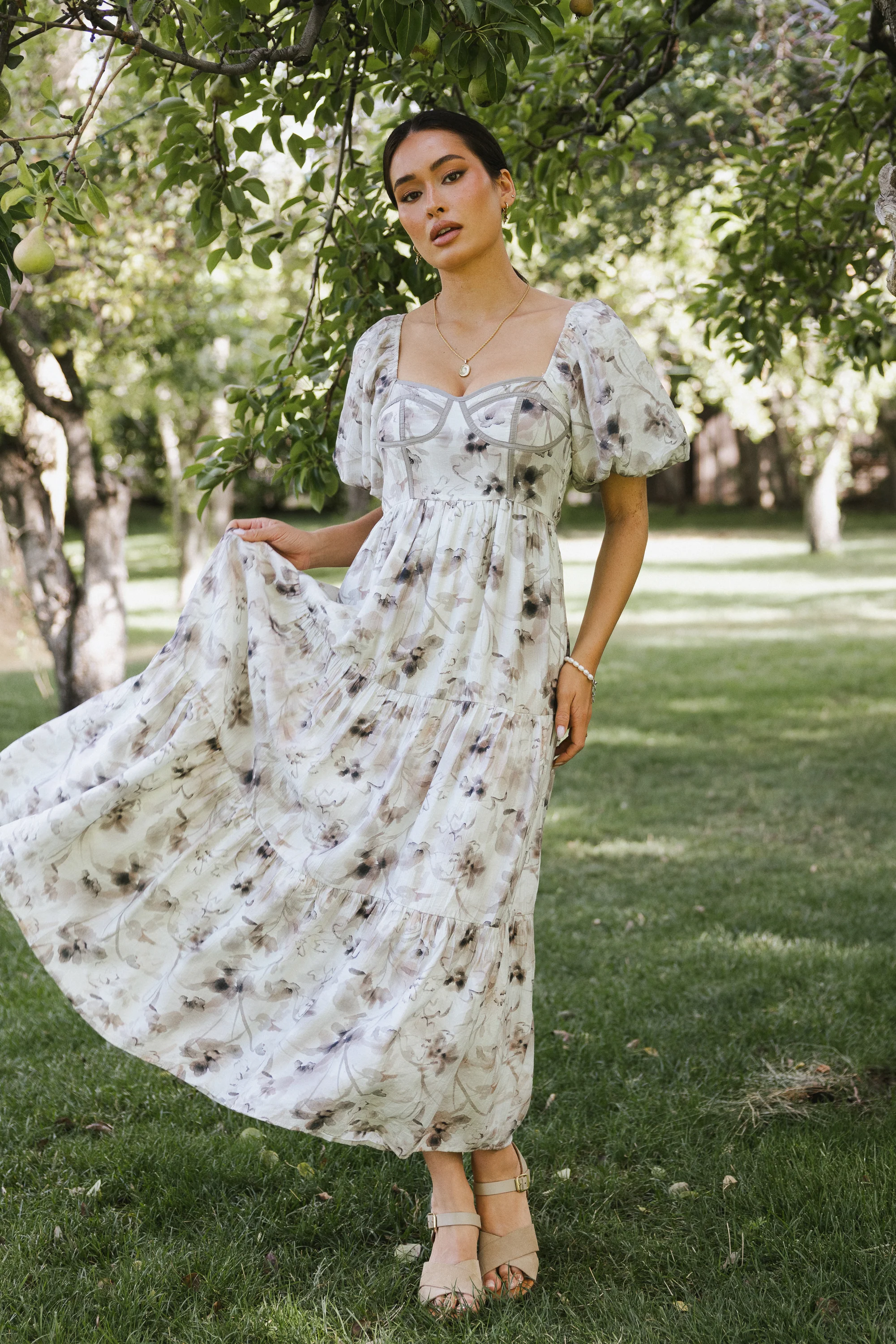 Gaudria Floral Maxi Dress - FINAL SALE - Image 5