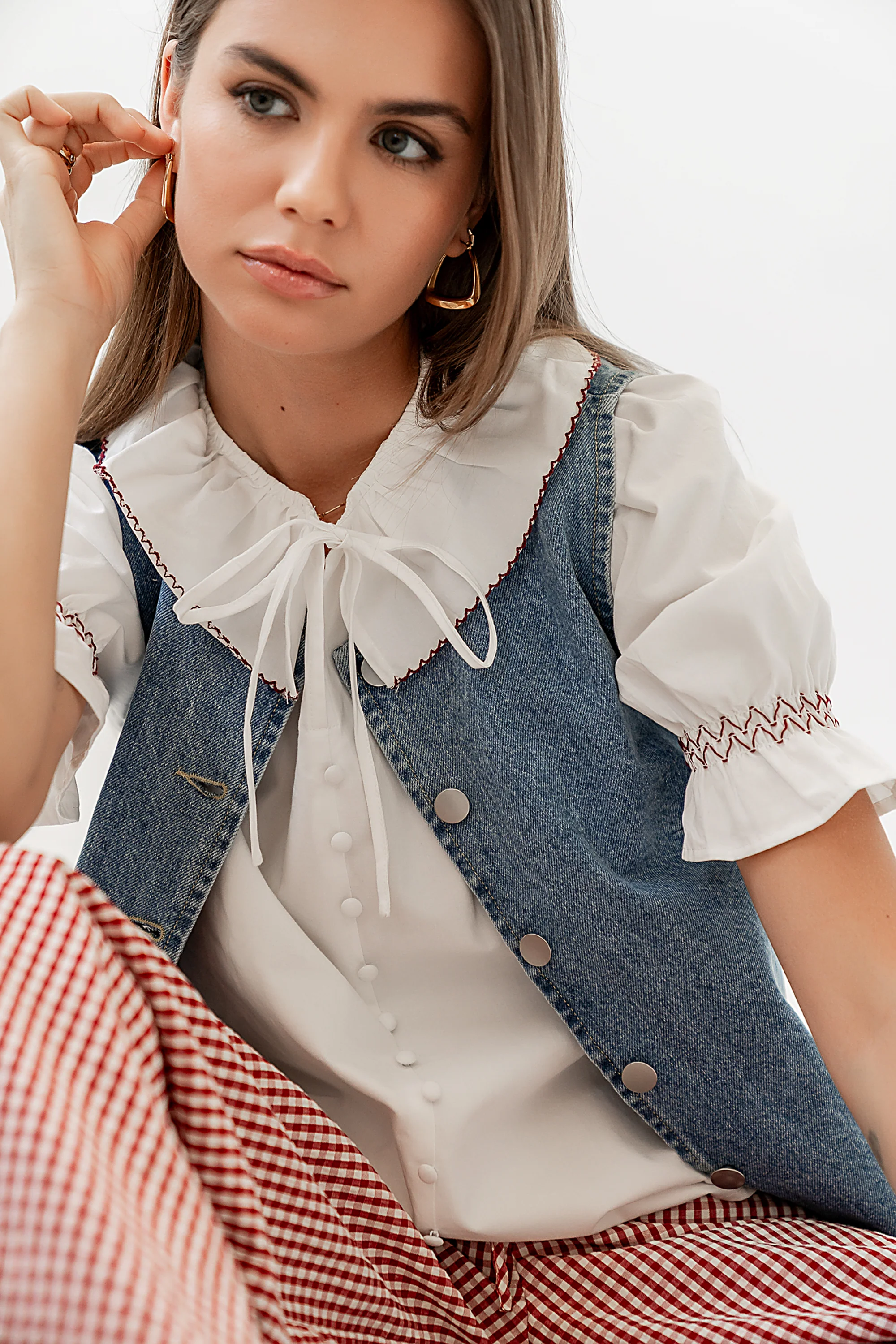 Gemma Collared Blouse - FINAL SALE - Image 2