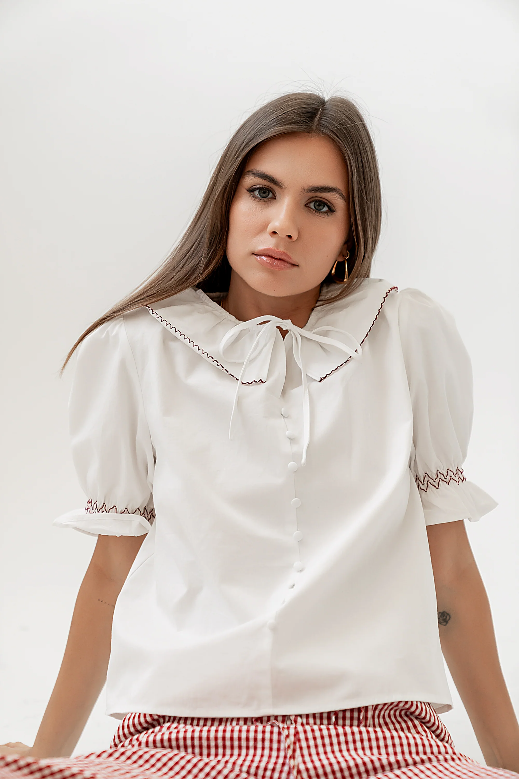 Gemma Collared Blouse - FINAL SALE - Image 3
