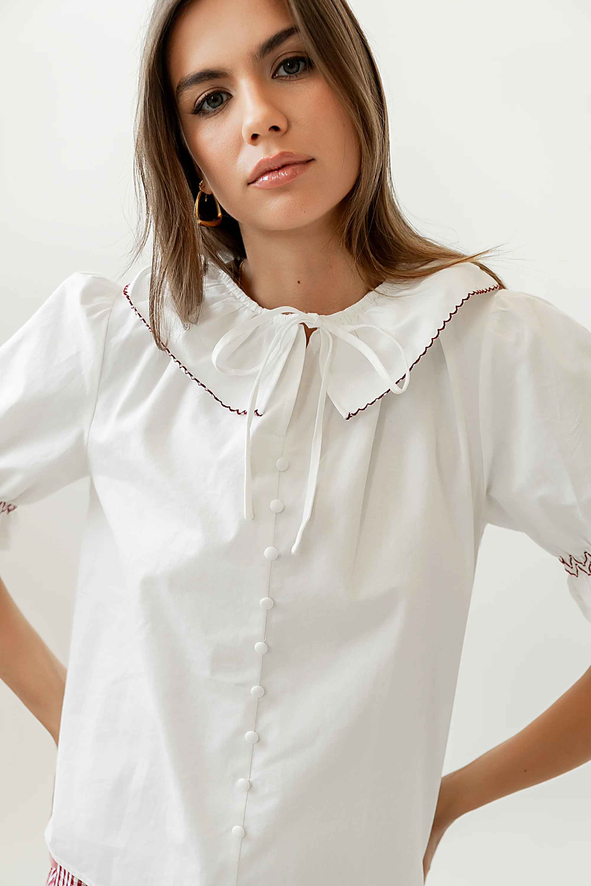 Gemma Collared Blouse - FINAL SALE - Image 5