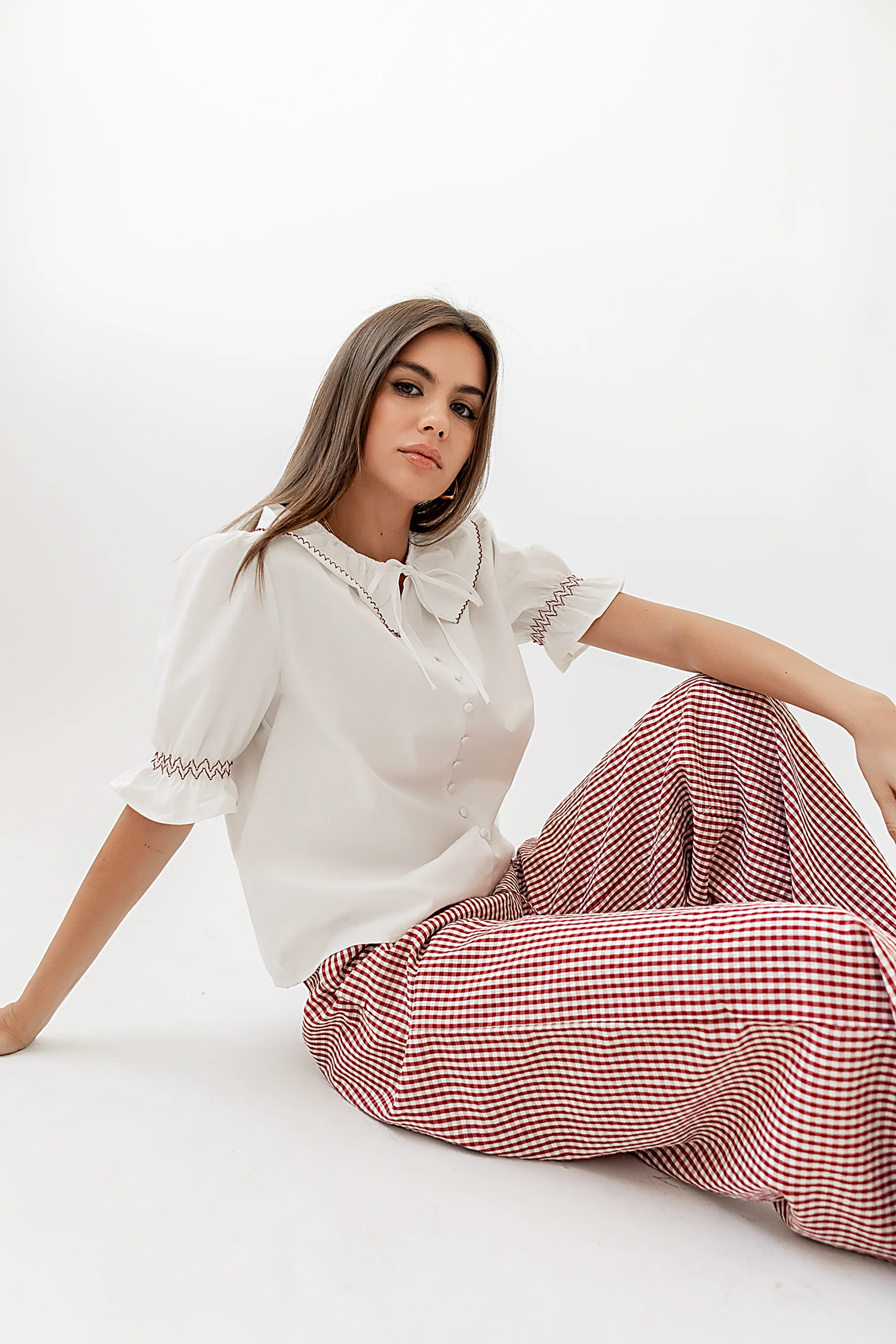 Gemma Collared Blouse - FINAL SALE - Image 6