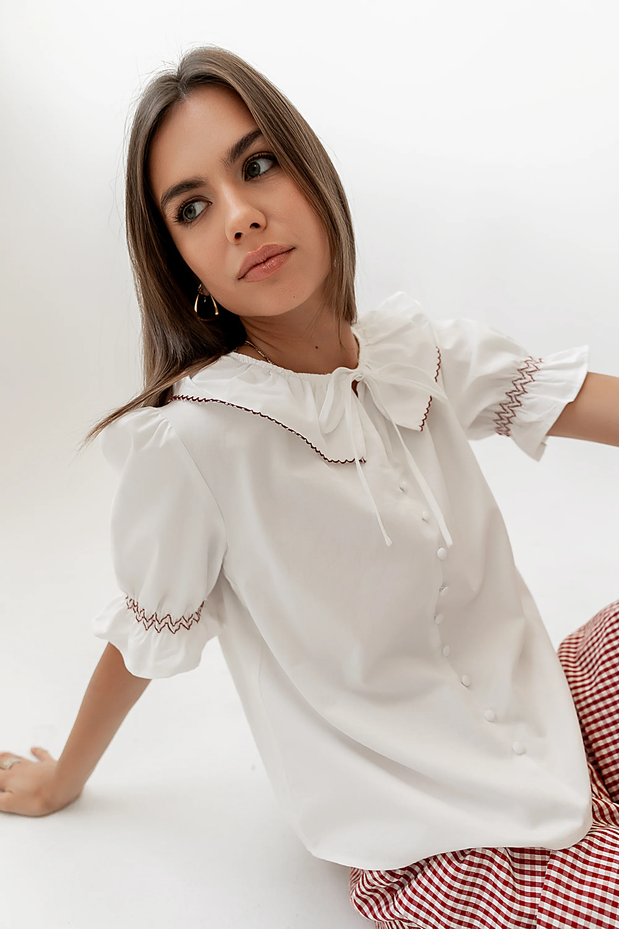 Gemma Collared Blouse - FINAL SALE - Image 7