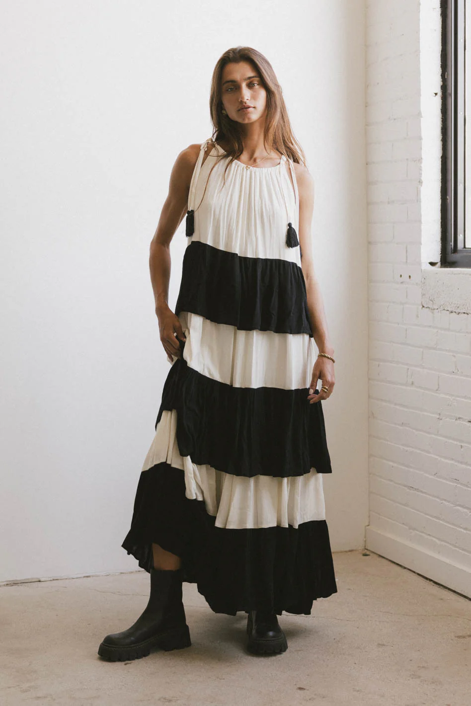 Gemma Tiered Maxi Dress - FINAL SALE - Image 3