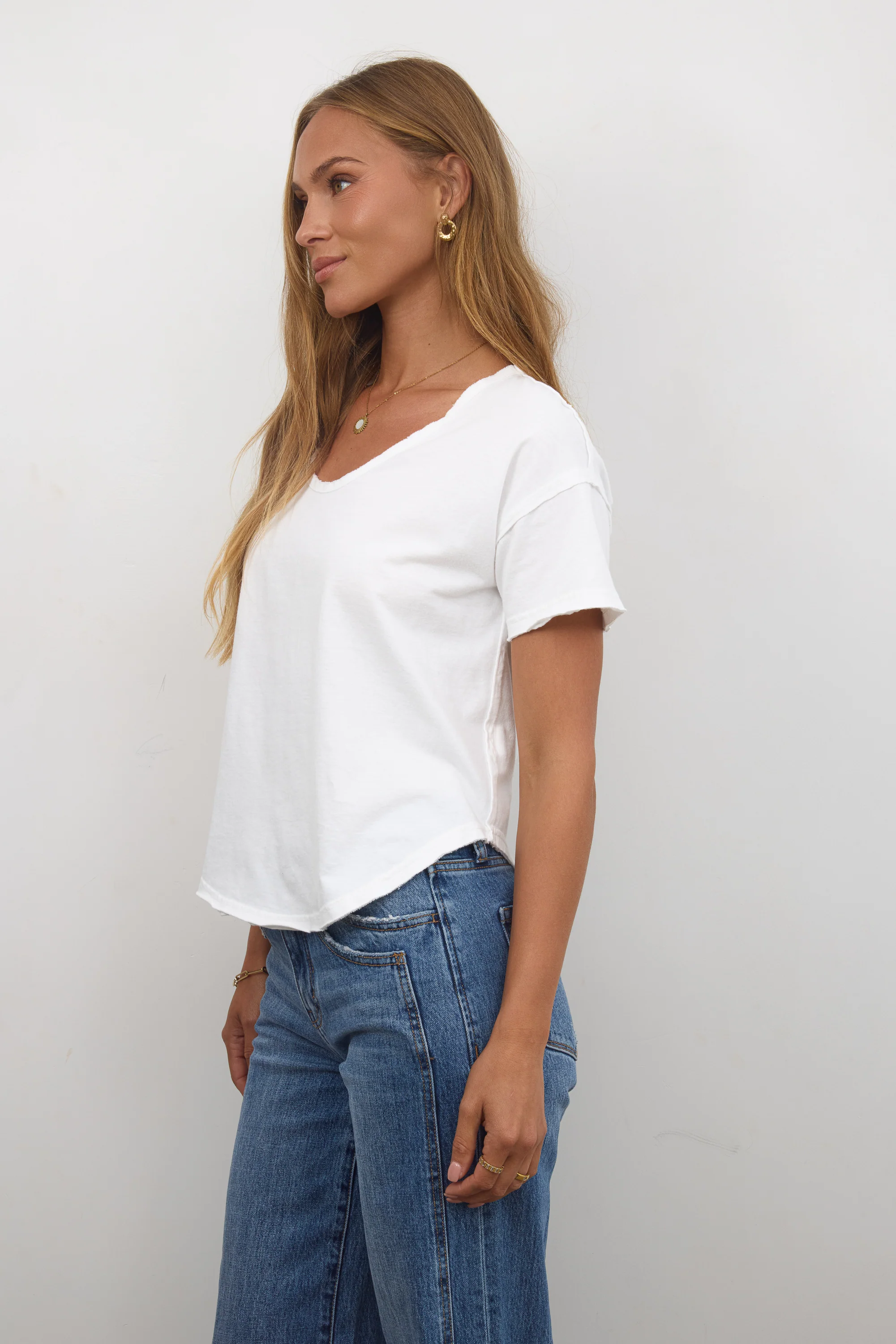 Georgia Knit Top in White - FINAL SALE - Image 4