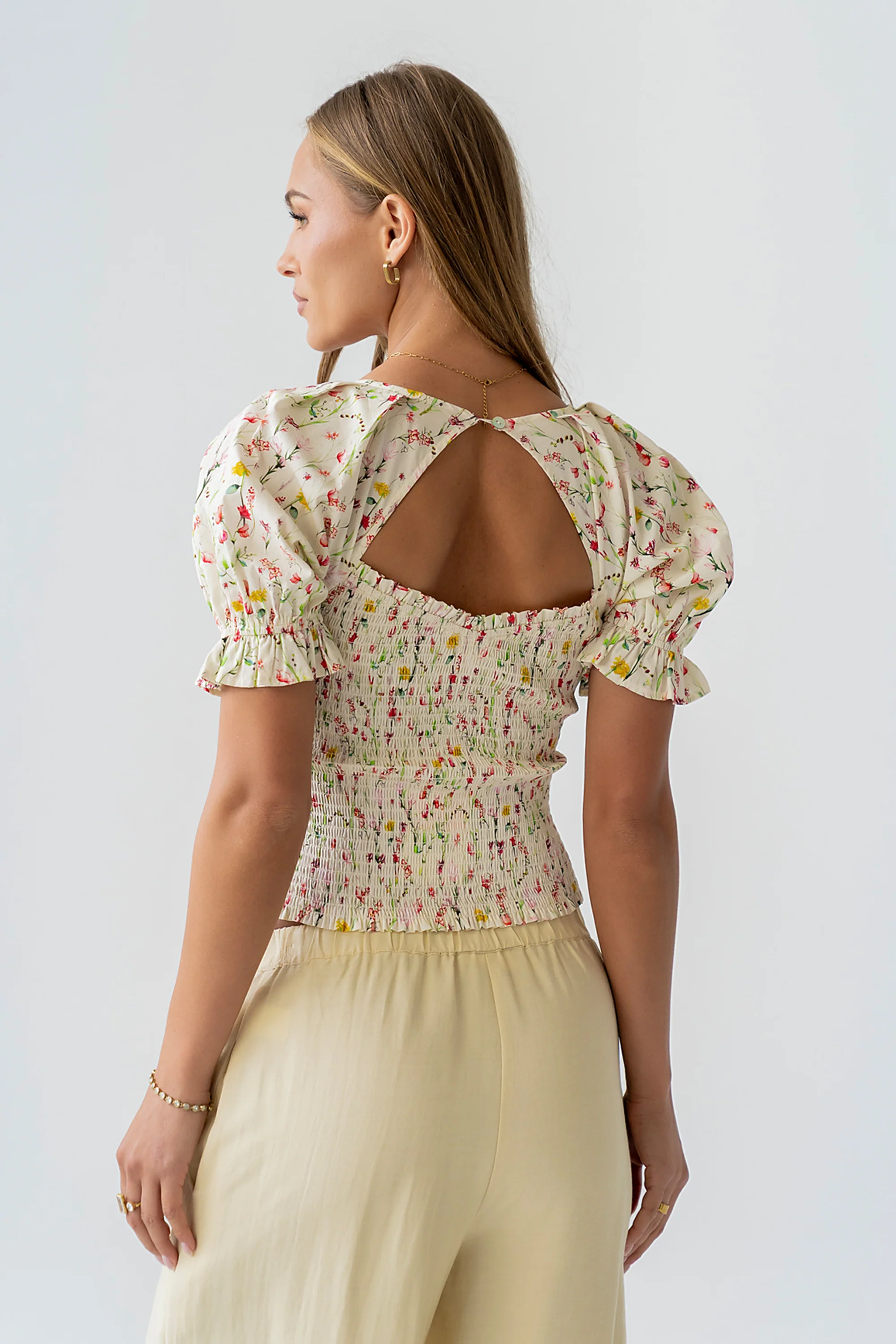 Gia Smocked Blouse - Image 2