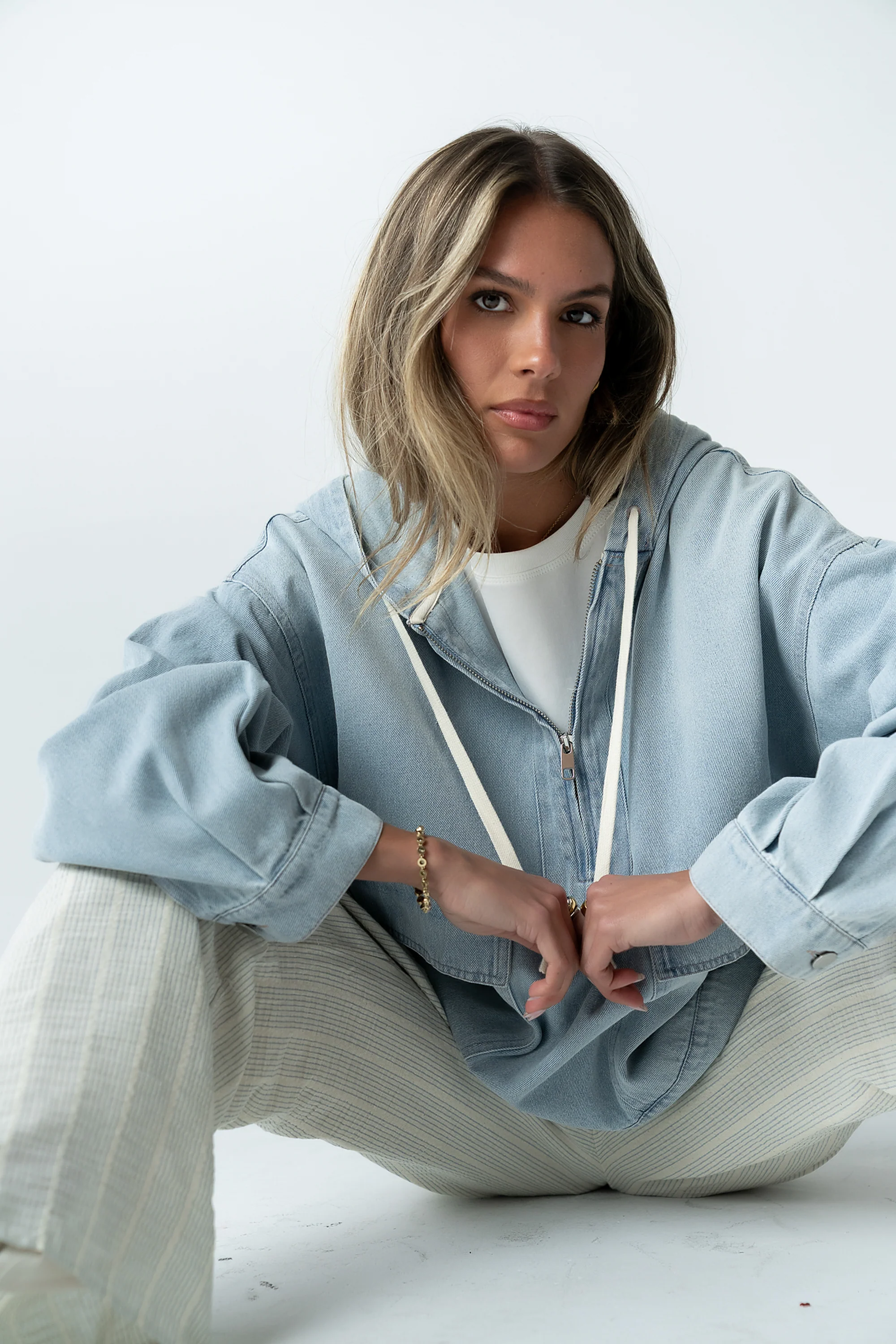 Giana Denim Pullover - Image 2