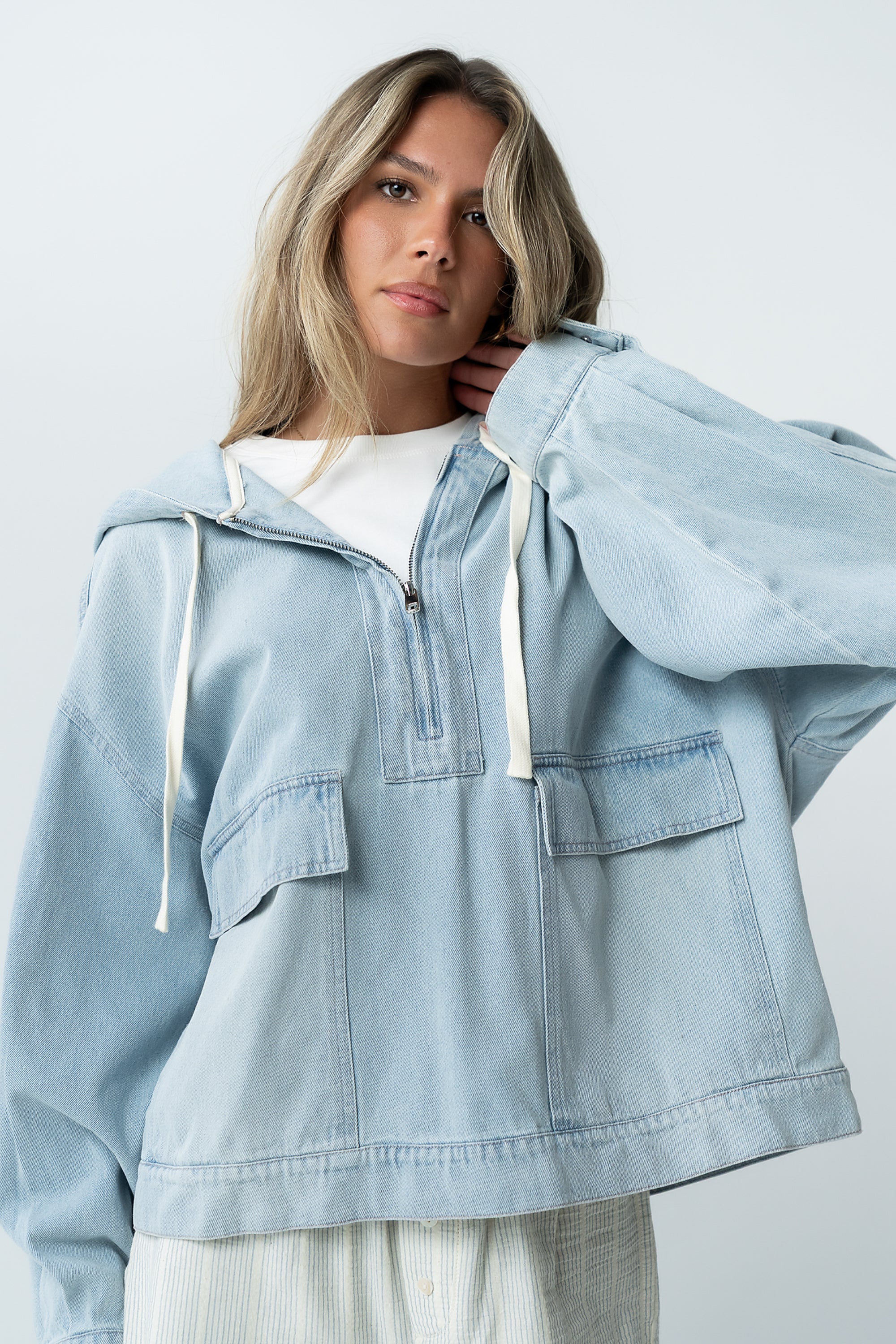 Giana Denim Pullover - Image 6