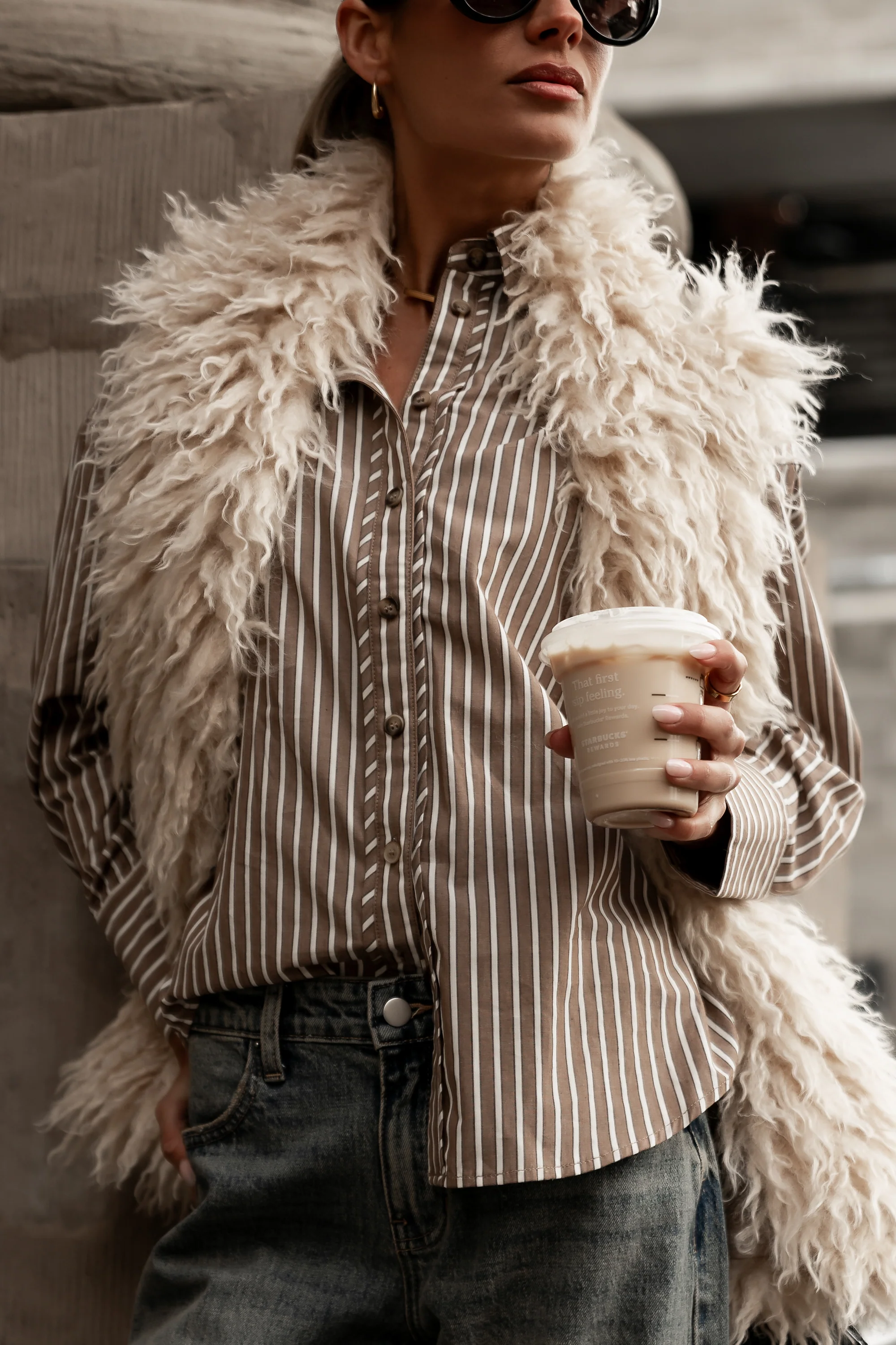 Ginny Striped Button Up - FINAL SALE - Image 2