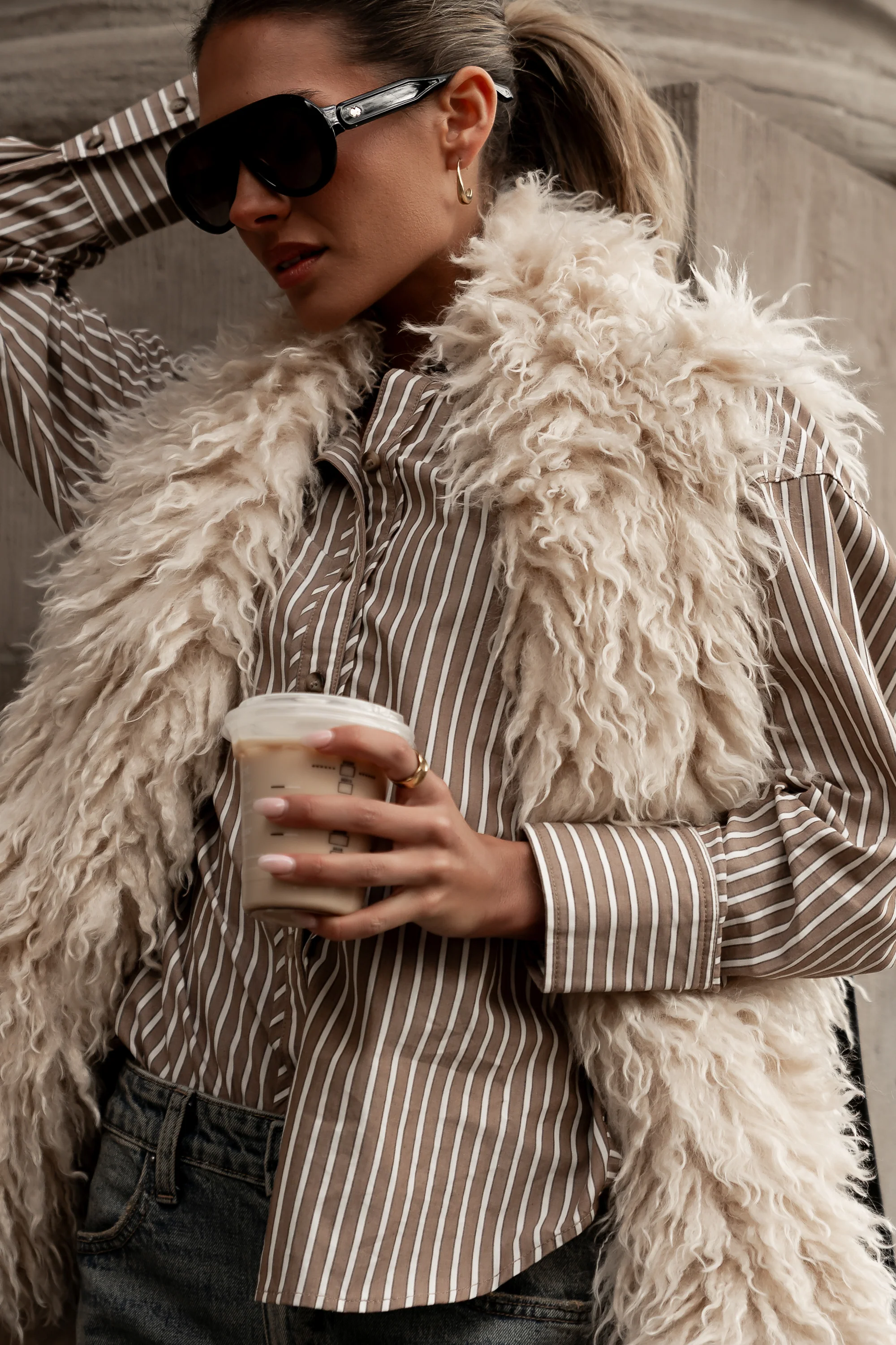 Ginny Striped Button Up - FINAL SALE - Image 3
