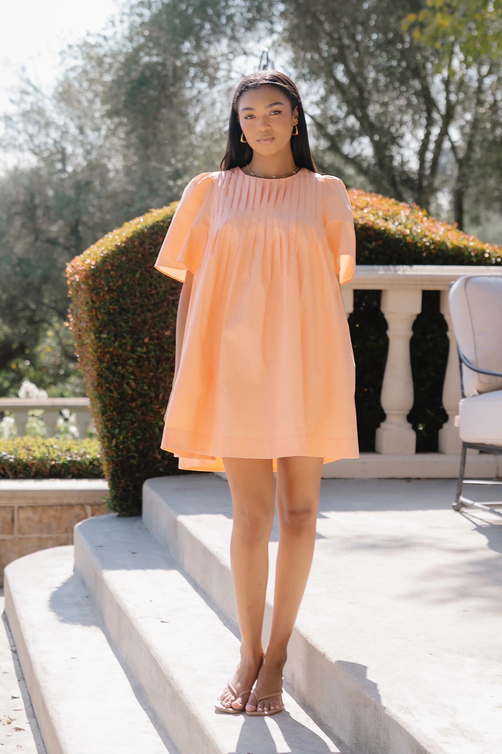 Granger Pleated Baby Doll Dress - Image 5