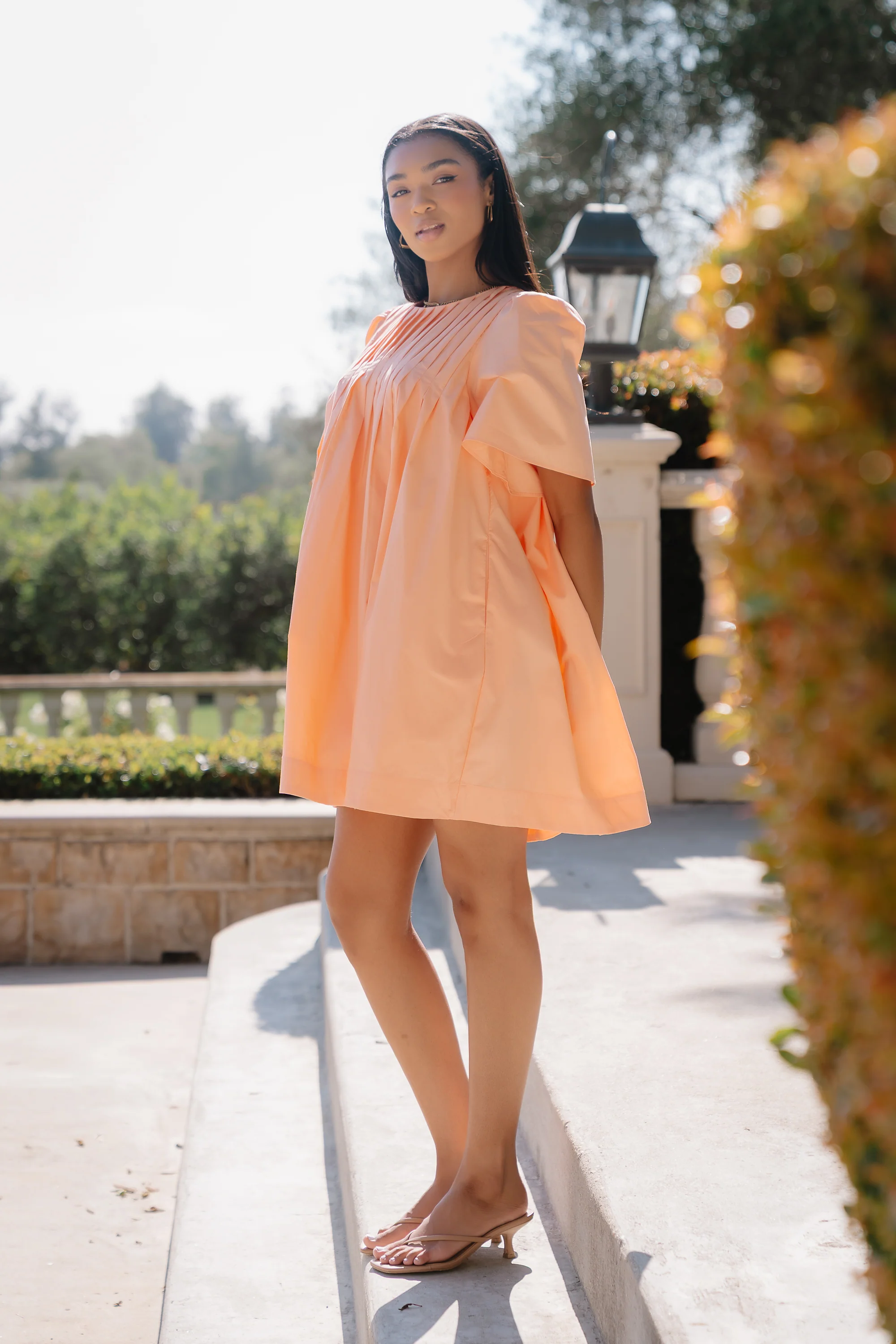 Granger Pleated Baby Doll Dress - Image 6