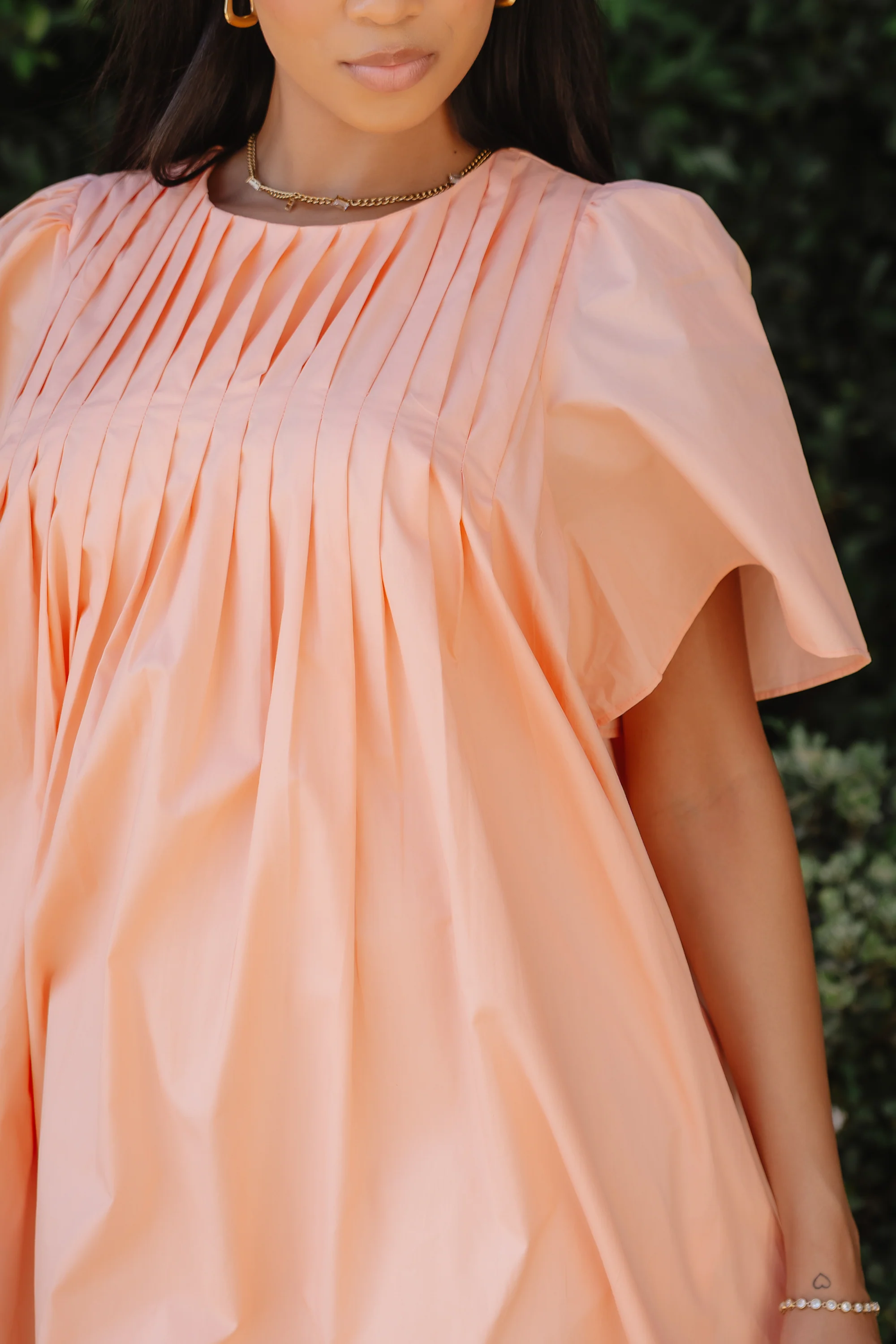 Granger Pleated Baby Doll Dress - Image 8