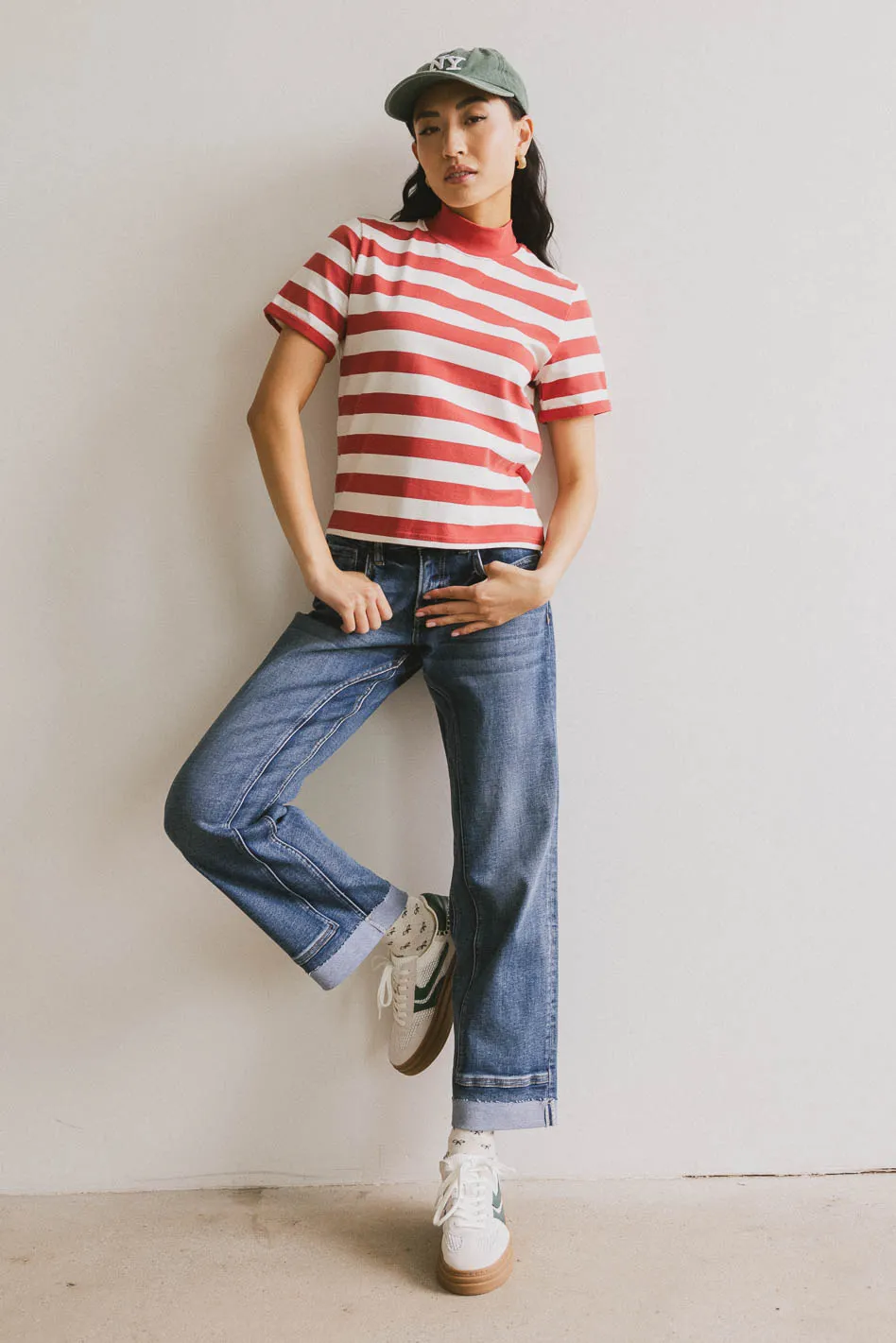 Grenna Striped Top in Red - FINAL SALE - Image 3