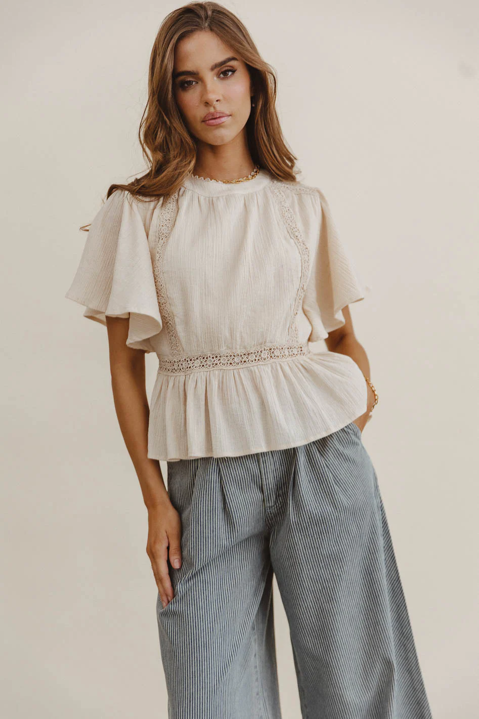 Gwen Textured Blouse - FINAL SALE - Image 5