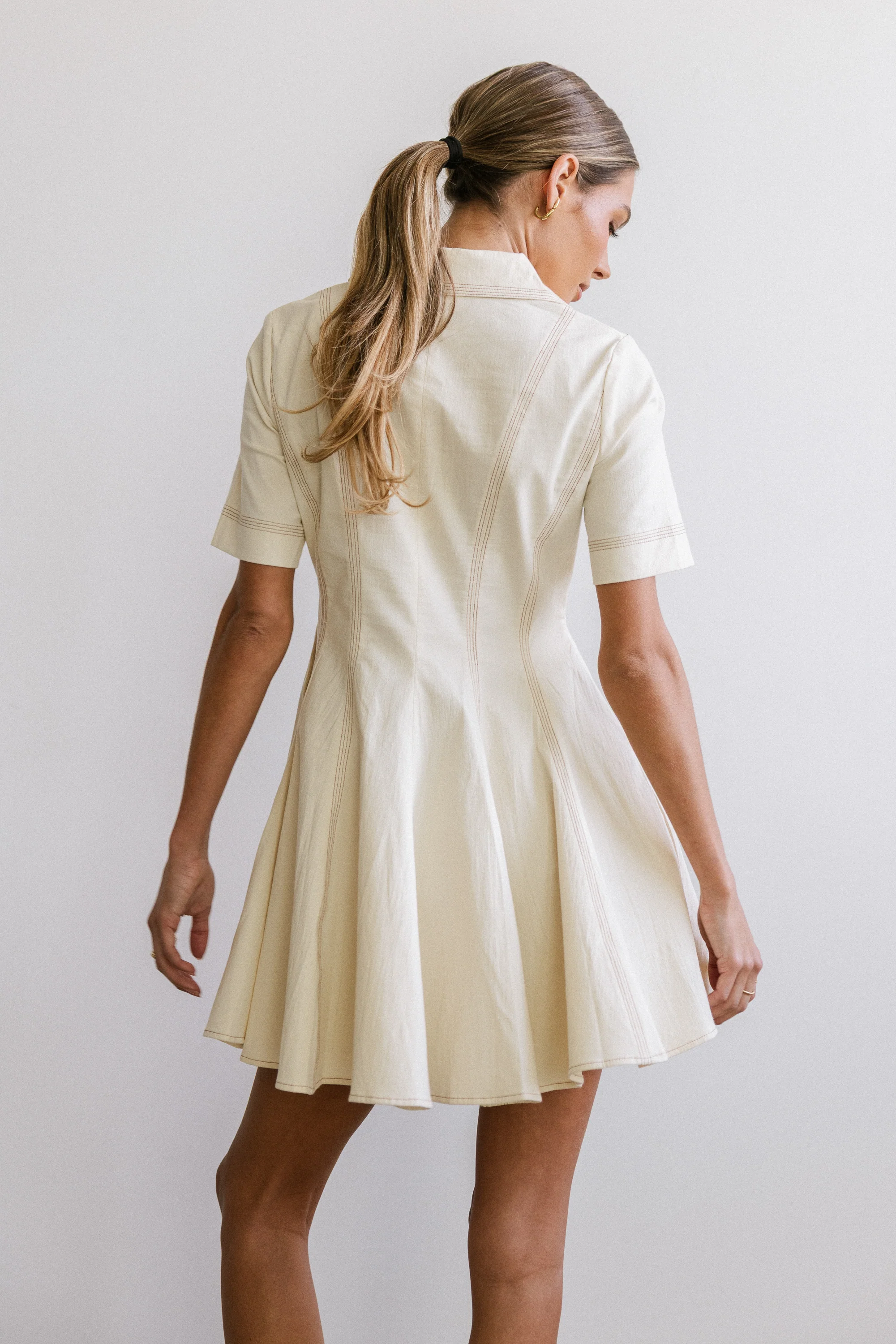 Haddie Collared Mini Dress - Image 2