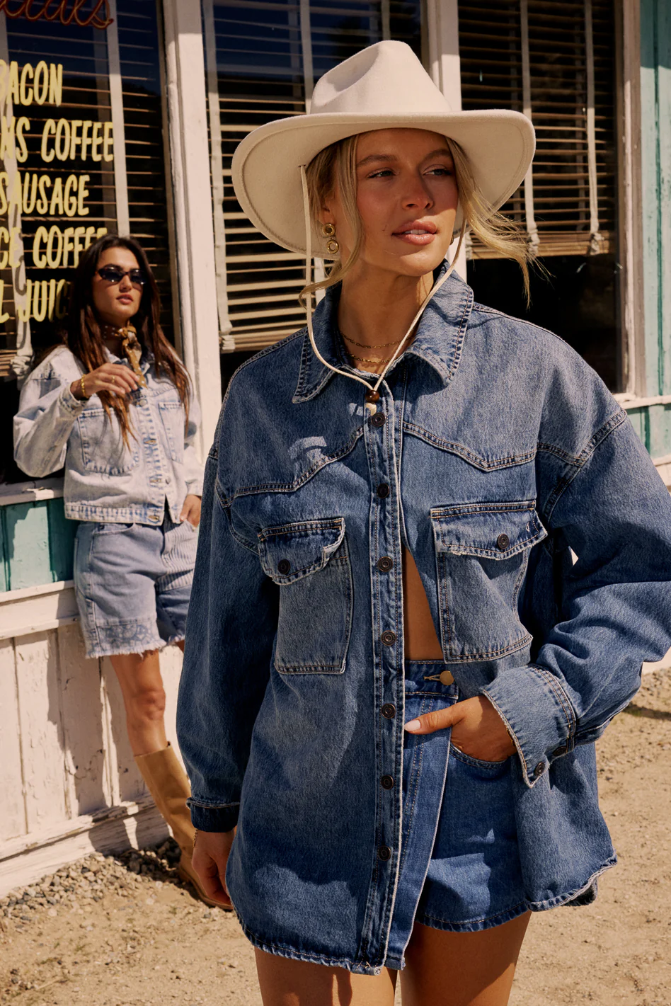 Hadid Denim Jacket - FINAL SALE - Image 4