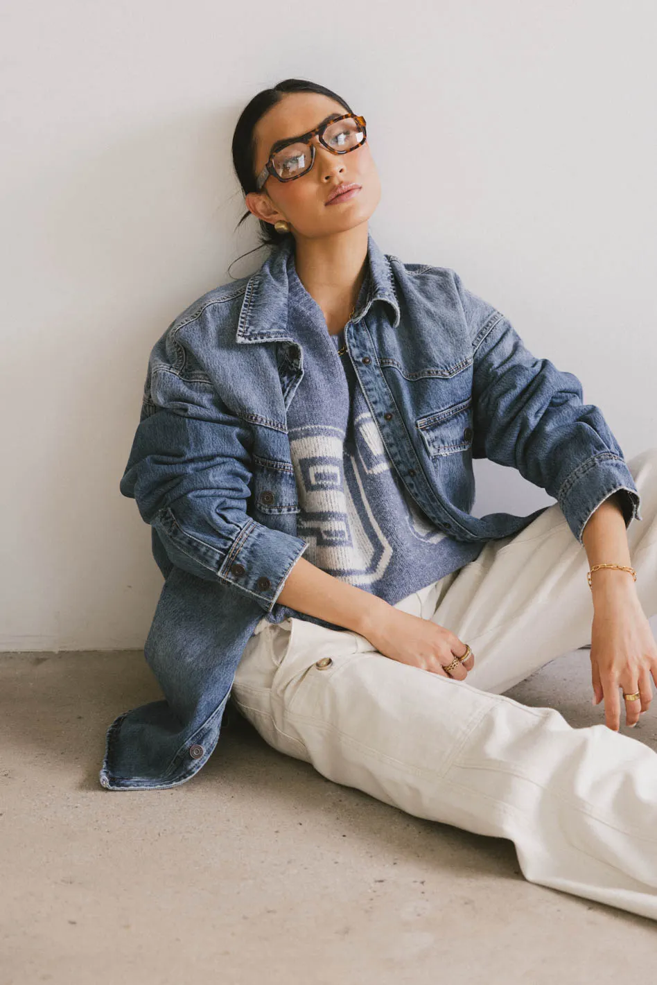 Hadid Denim Jacket - FINAL SALE - Image 6