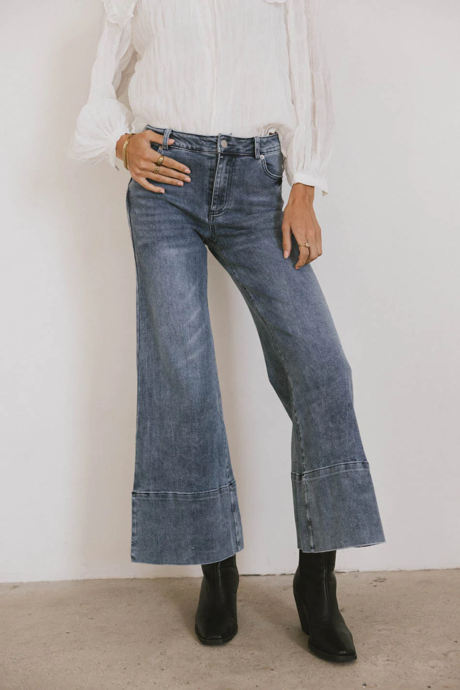 Hala Wide Leg Jeans - FINAL SALE - Image 2