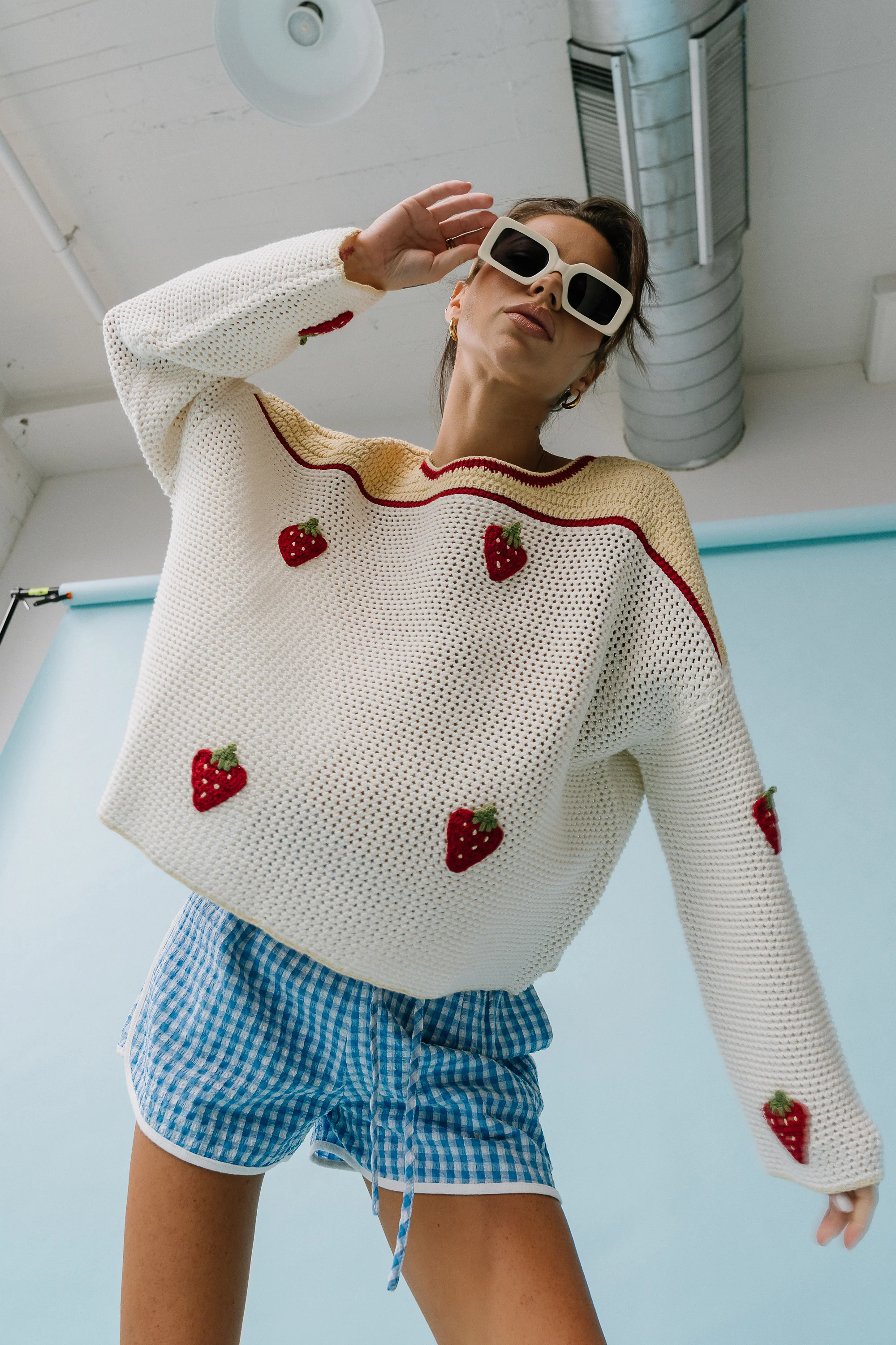 Halle Embroidered Sweater - Image 10
