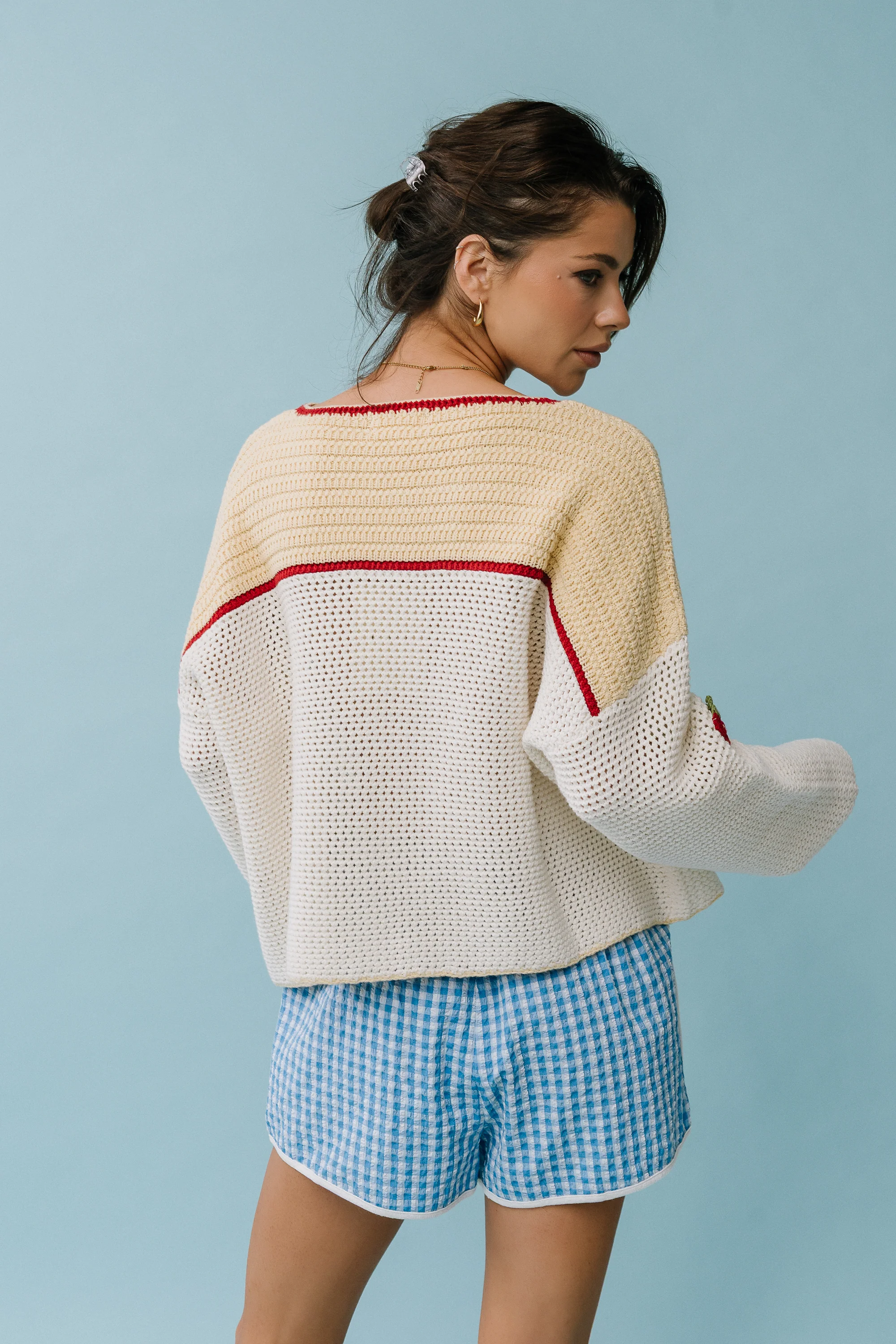 Halle Embroidered Sweater - Image 2