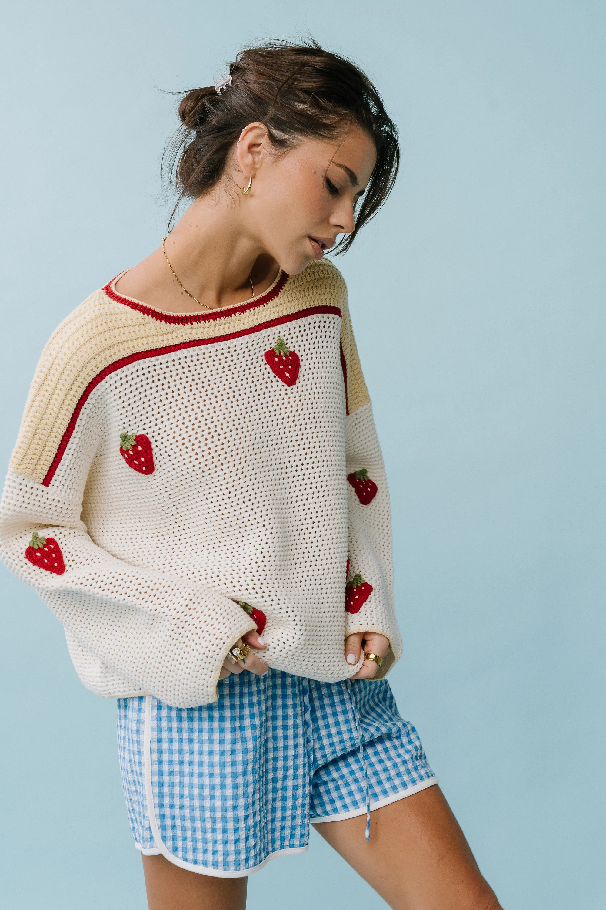 Halle Embroidered Sweater - Image 3