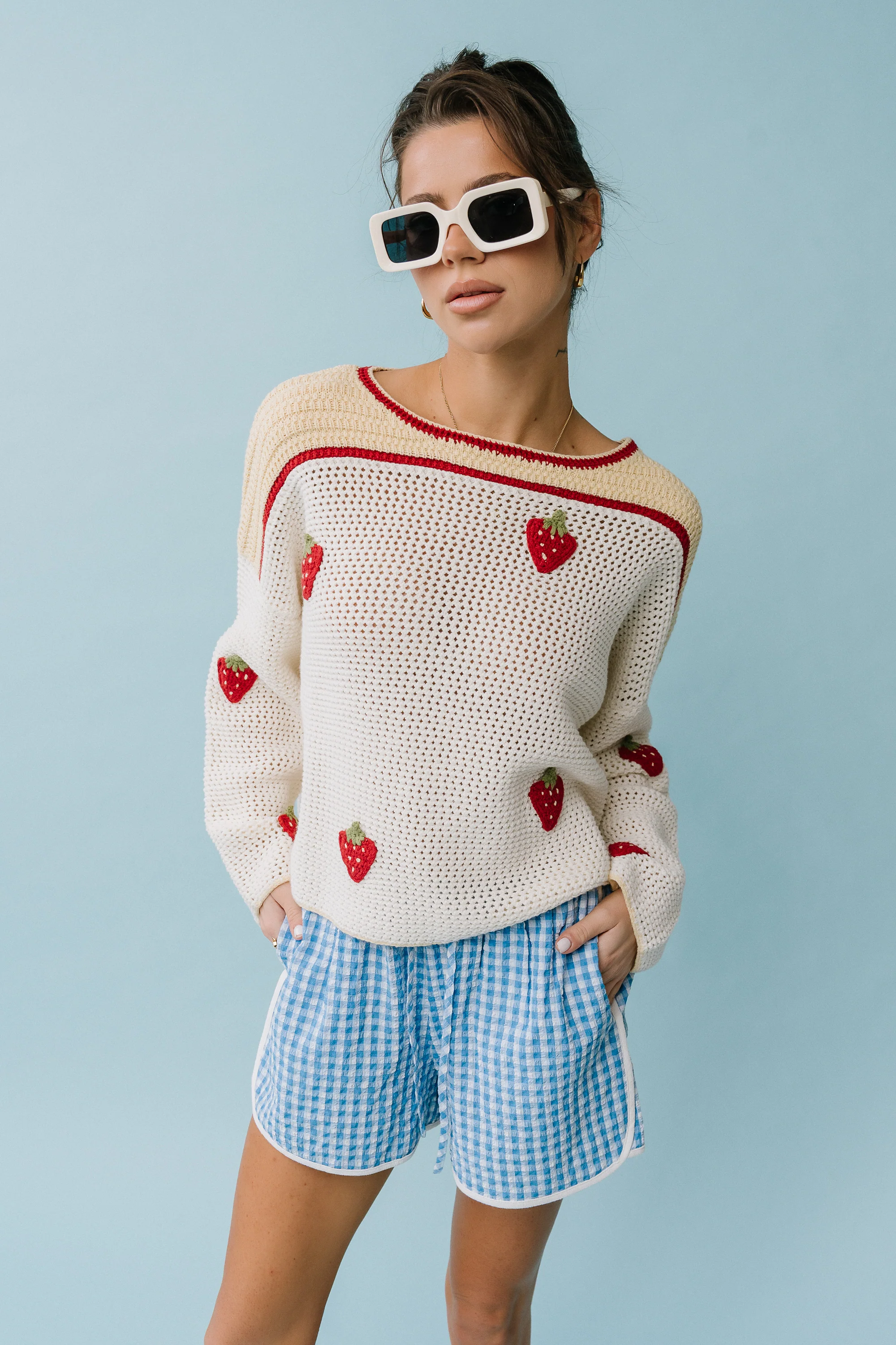Halle Embroidered Sweater - Image 7